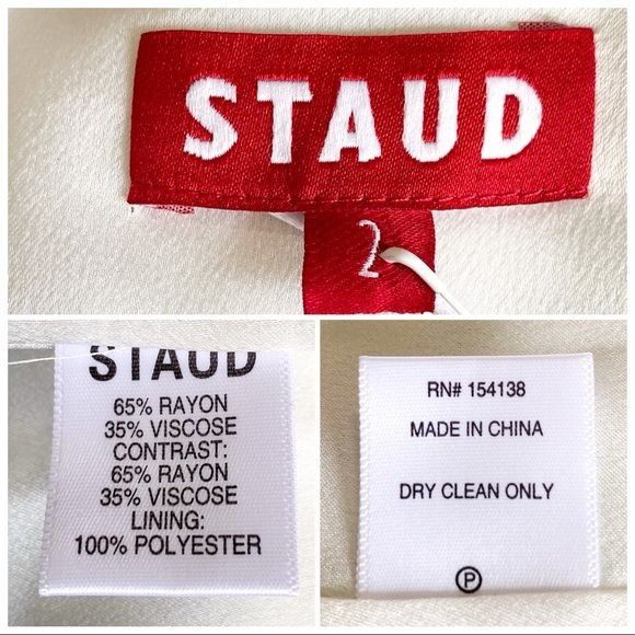 Staud STAUD Olivier Gingham Mini Dress Green Blue Size 2 NWT Size XS / US 0-2 / IT 36-38 - 4 Thumbnail