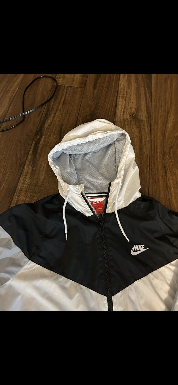 Nike White Black Early 2000 nike windbreaker windrunner tech Size US M / EU 48-50 / 2 - 2 Thumbnail