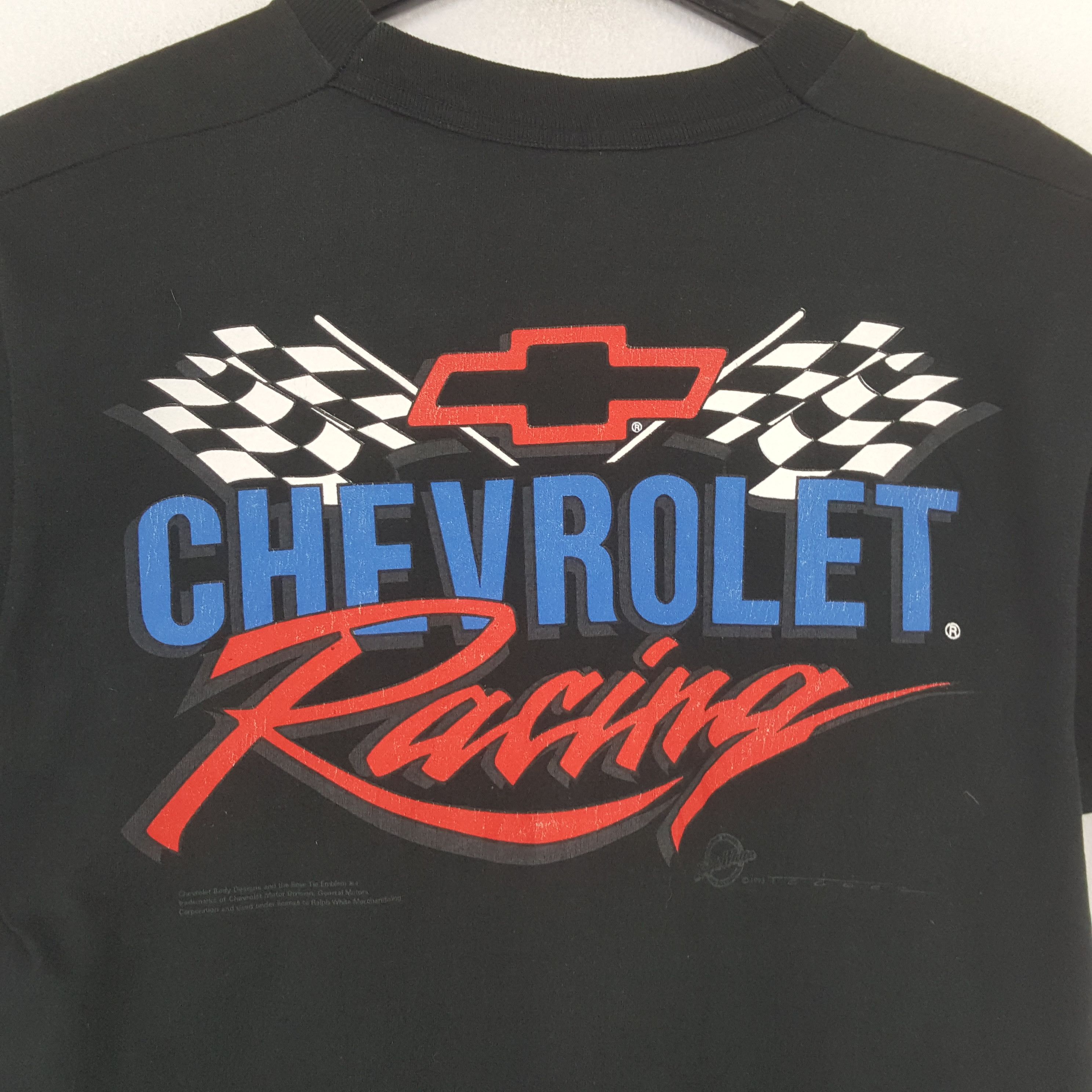 Vintage CHEVROLET Racing Motorsports Style Vintage Tshirt C285N26 Size US M / EU 48-50 / 2 - 2 Thumbnail