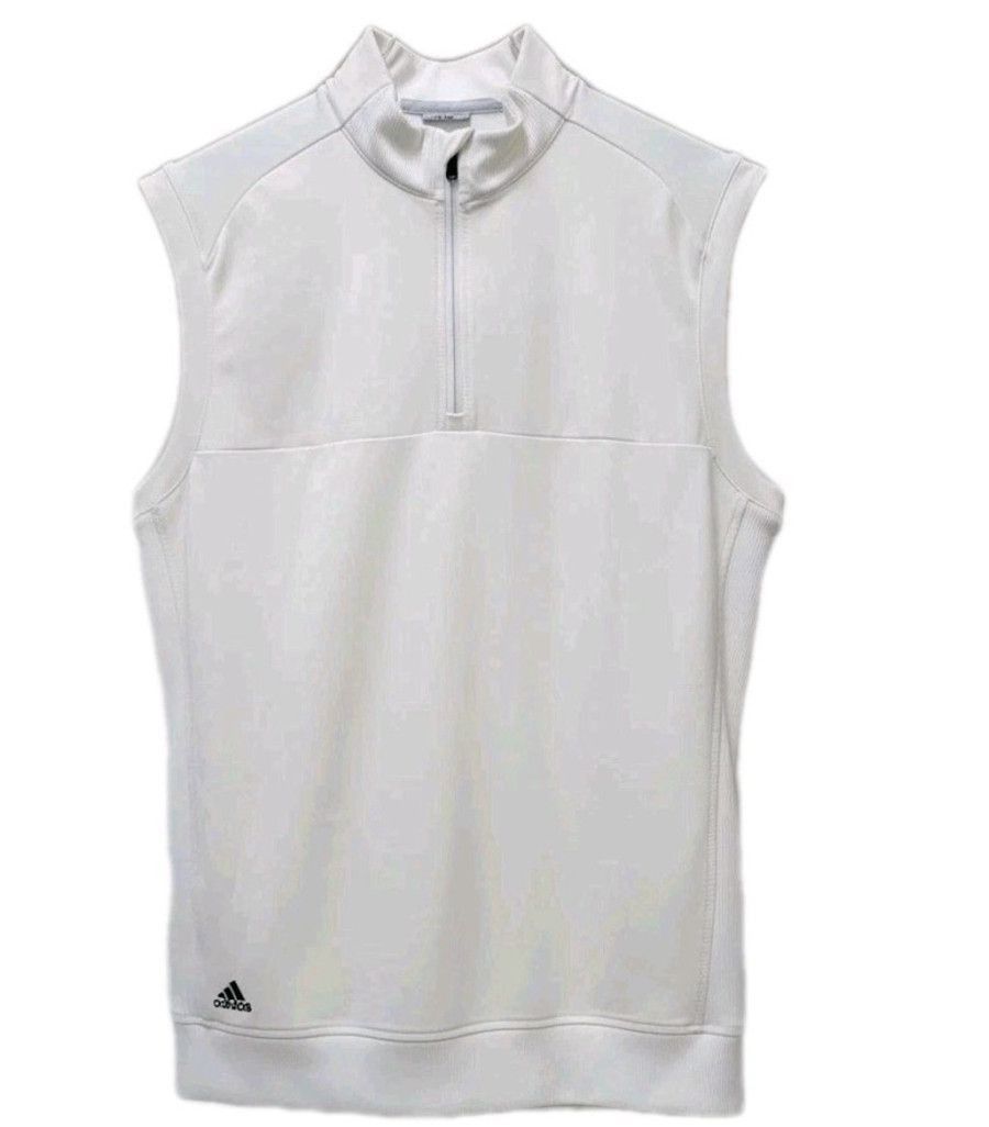 Adidas Adidas Men's Quarter-Zip Polyester Elastane Blend Vest Small Size US S / EU 44-46 / 1 - 4 Thumbnail