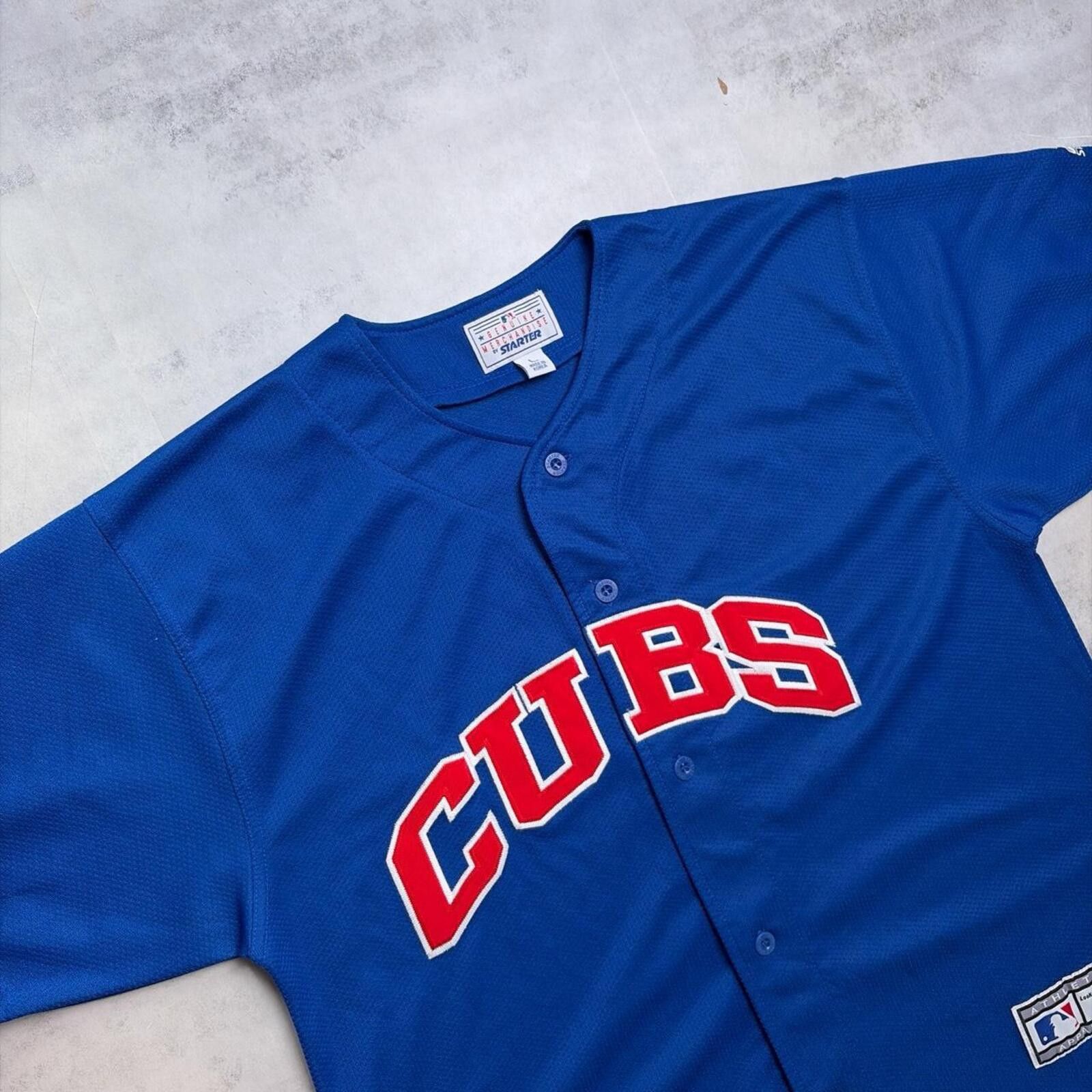 Starter Vintage Starter Chicago Cubs MLB Baseball Jersey Size US L / EU 52-54 / 3 - 4 Thumbnail