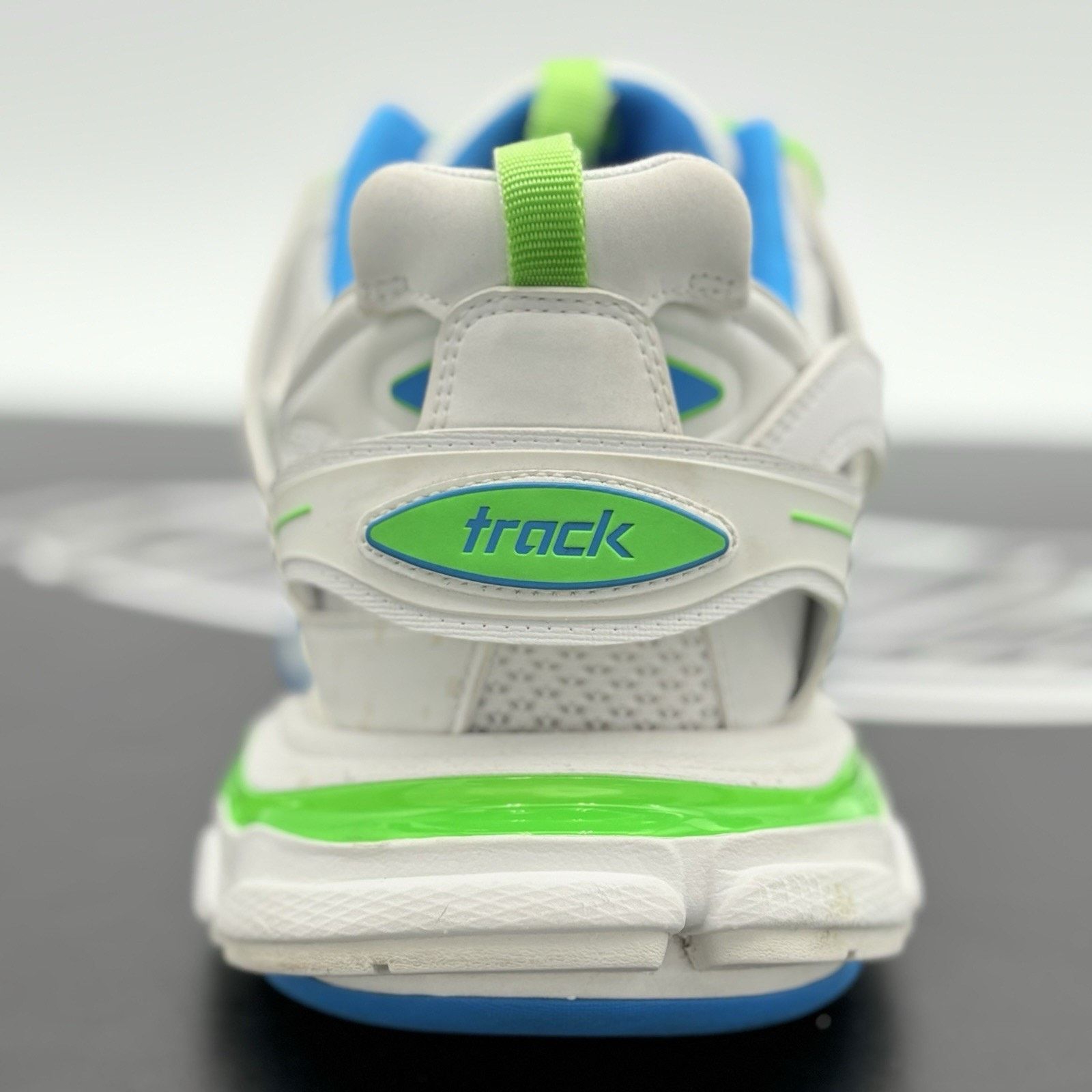 Balenciaga Balenciaga Track ' White Blue Green ' | SUPER CLEAN! Size US 12 / EU 45 - 10 Thumbnail