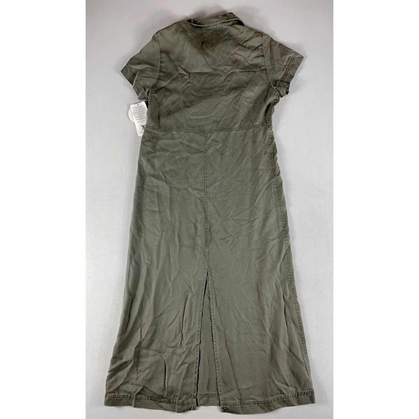 Vintage Valerie Stevens Dress women PS green casual pullover cottage collar stain on (stain on collar) Size S / US 4 / IT 40 - 2 Thumbnail