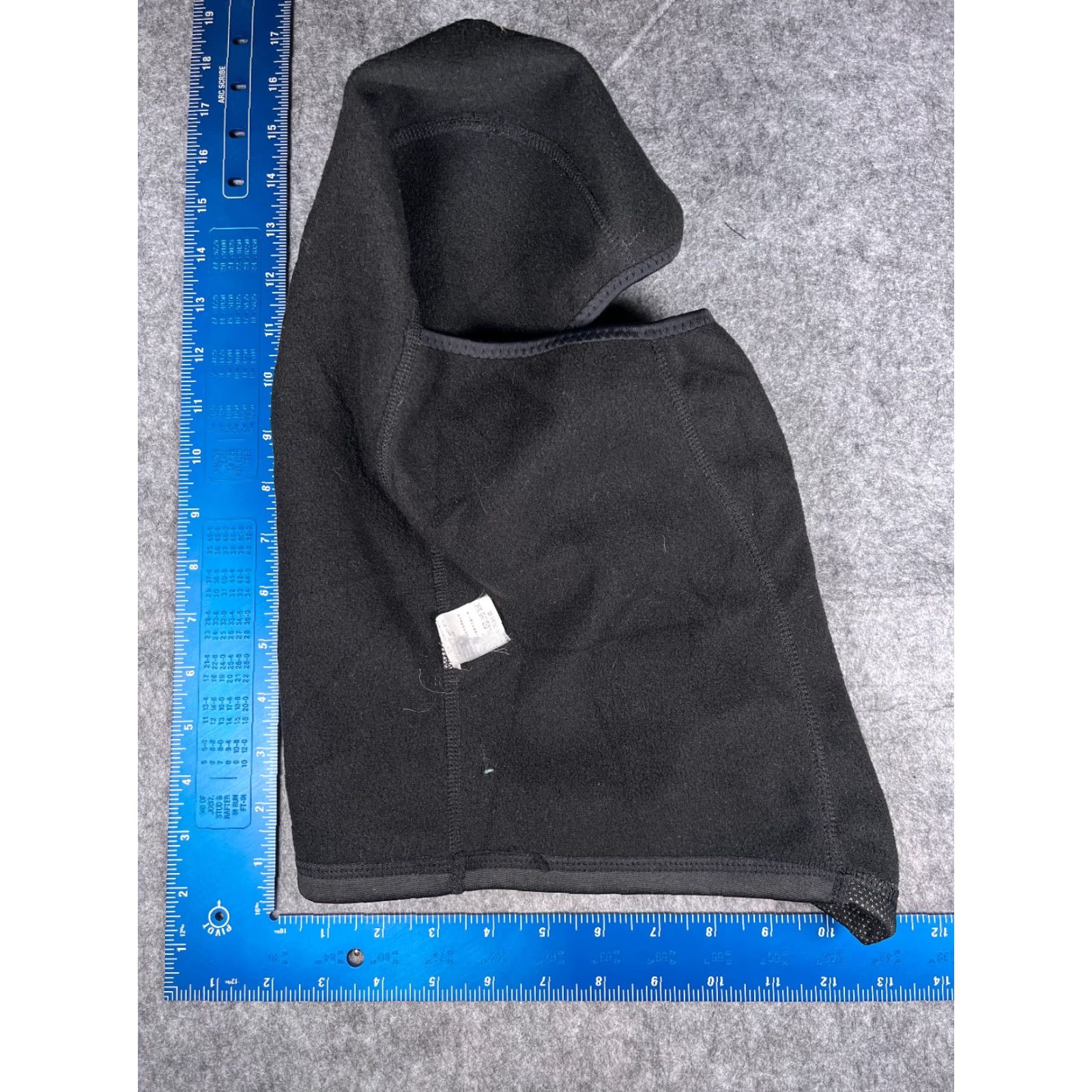 Vintage Balaclava Hat/Cap Adult One Size Black Polyester Fleece Lightweight Outdoor Ski Snowboarding Winter Winter Wear Men Size ONE SIZE - 7 Thumbnail