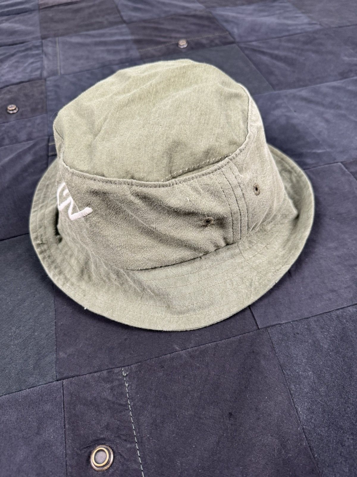 Greg Lauren Army Bucket Hat Size ONE SIZE - 2 Thumbnail