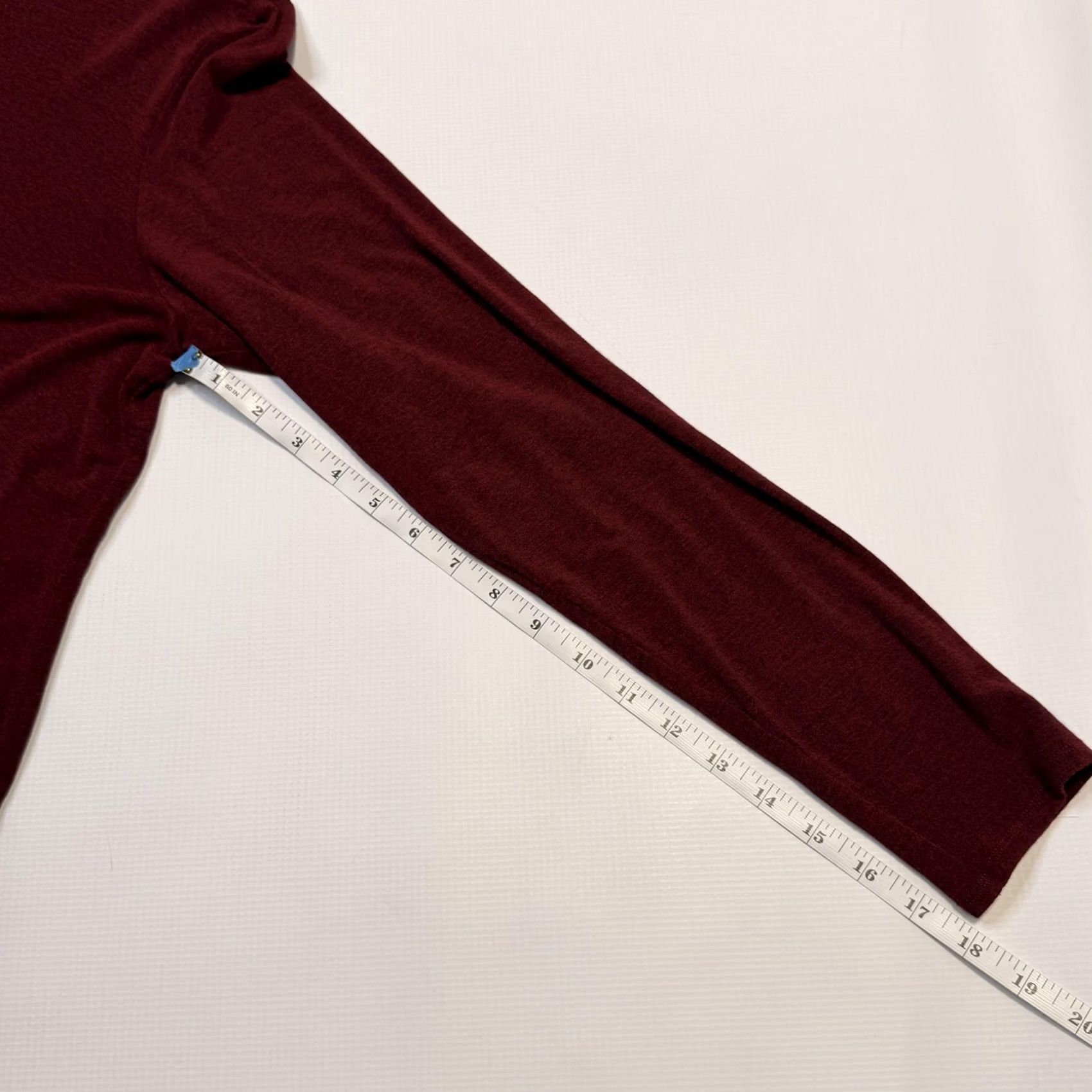 Eileen Fisher Eileen Fisher Dress Womens L Red Turtleneck Long Sleeve Swing Trapeze Jersey Size L / US 10 / IT 46 - 7 Thumbnail