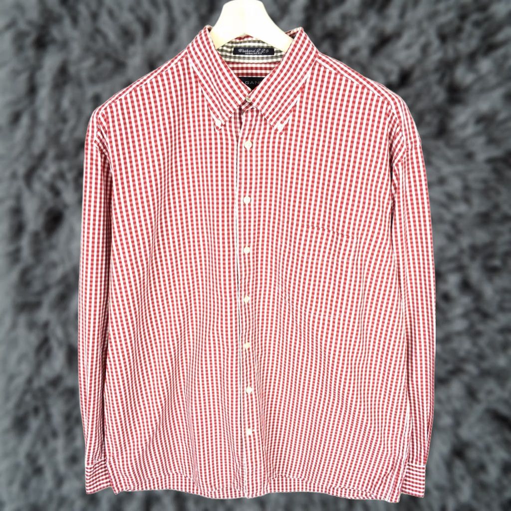 Gant GANT Weekend L.L.O Regular Fit Shirt Men XL Casual Check Button-Down Size US XL / EU 56 / 4 - 1 Thumbnail