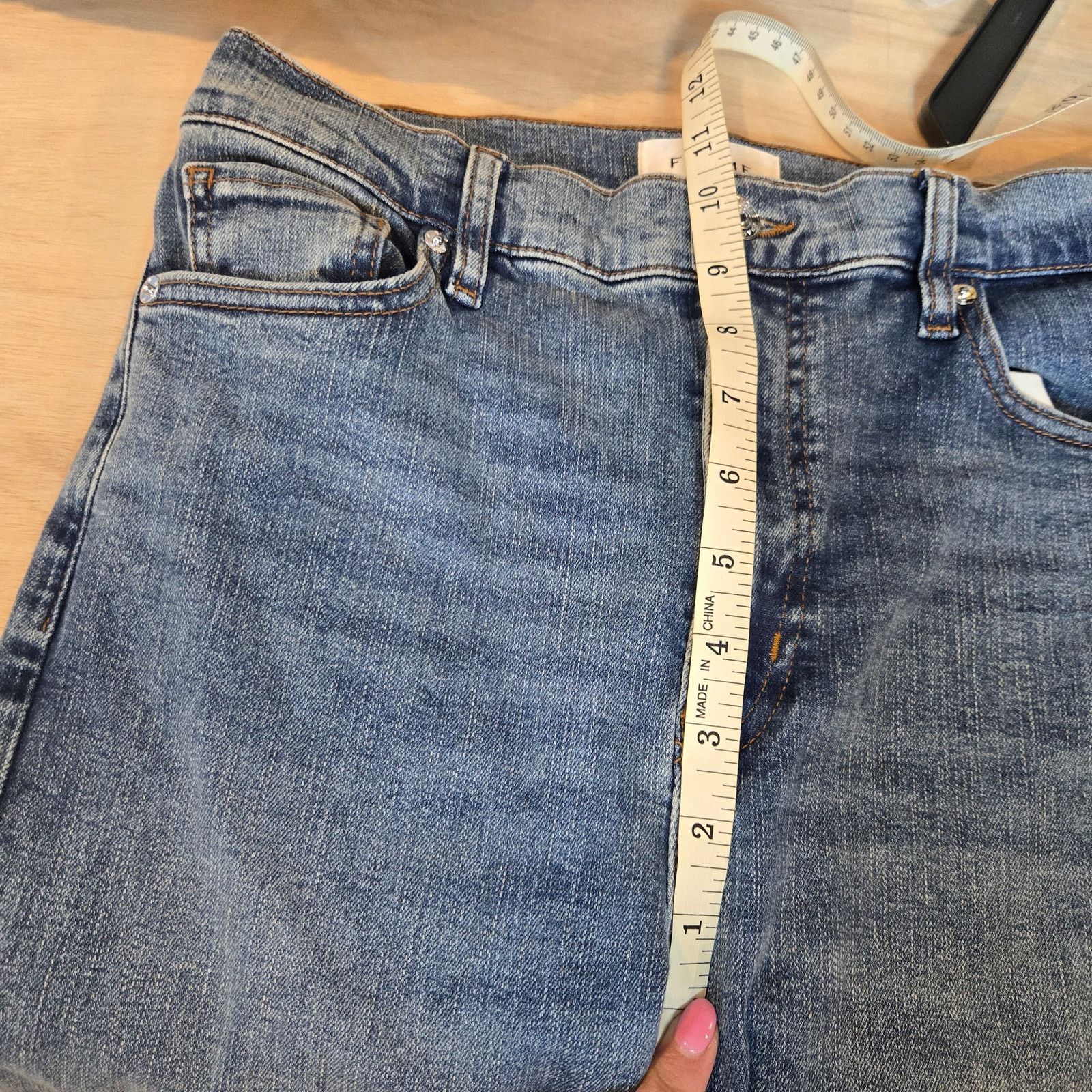 Frame Frame Le Sleek Straight jeans sz 27 high rise Size 27" / US 4 / IT 40 - 6 Thumbnail