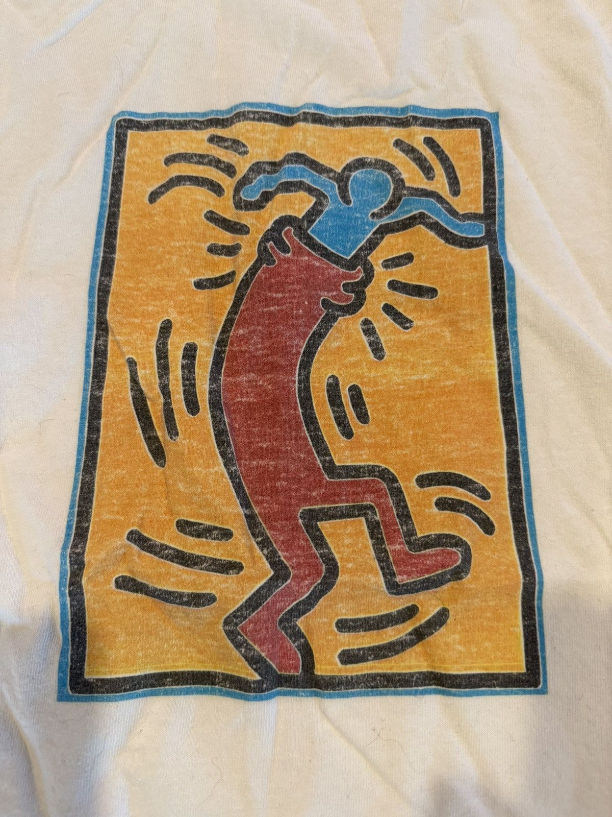 Vintage Vintage Keith Haring Tshirt Size Medium Size US M / EU 48-50 / 2 - 2 Thumbnail