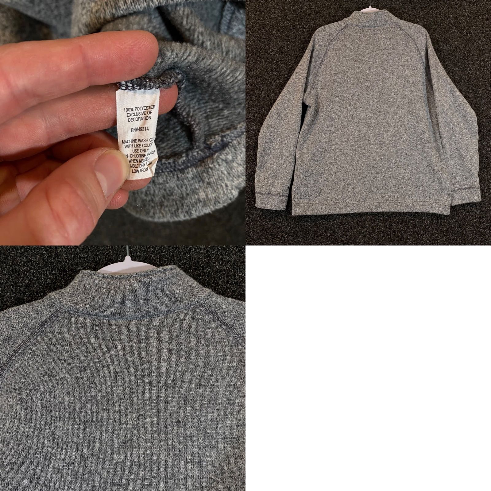 Champion Champion Jacket Men West Point Military Academy Gray M Quarter Zip Pullover Size US M / EU 48-50 / 2 - 8 Thumbnail