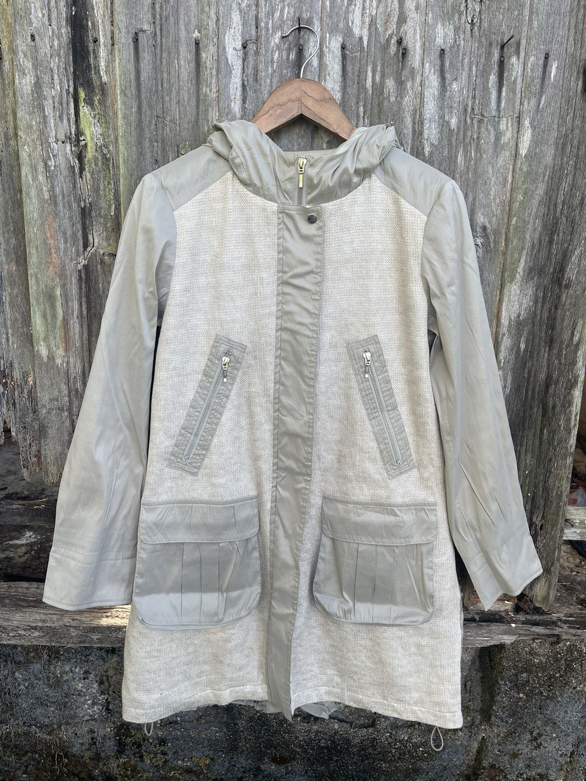 Gabardine K.T Lightweight Technical Hooded Coat - Size 11