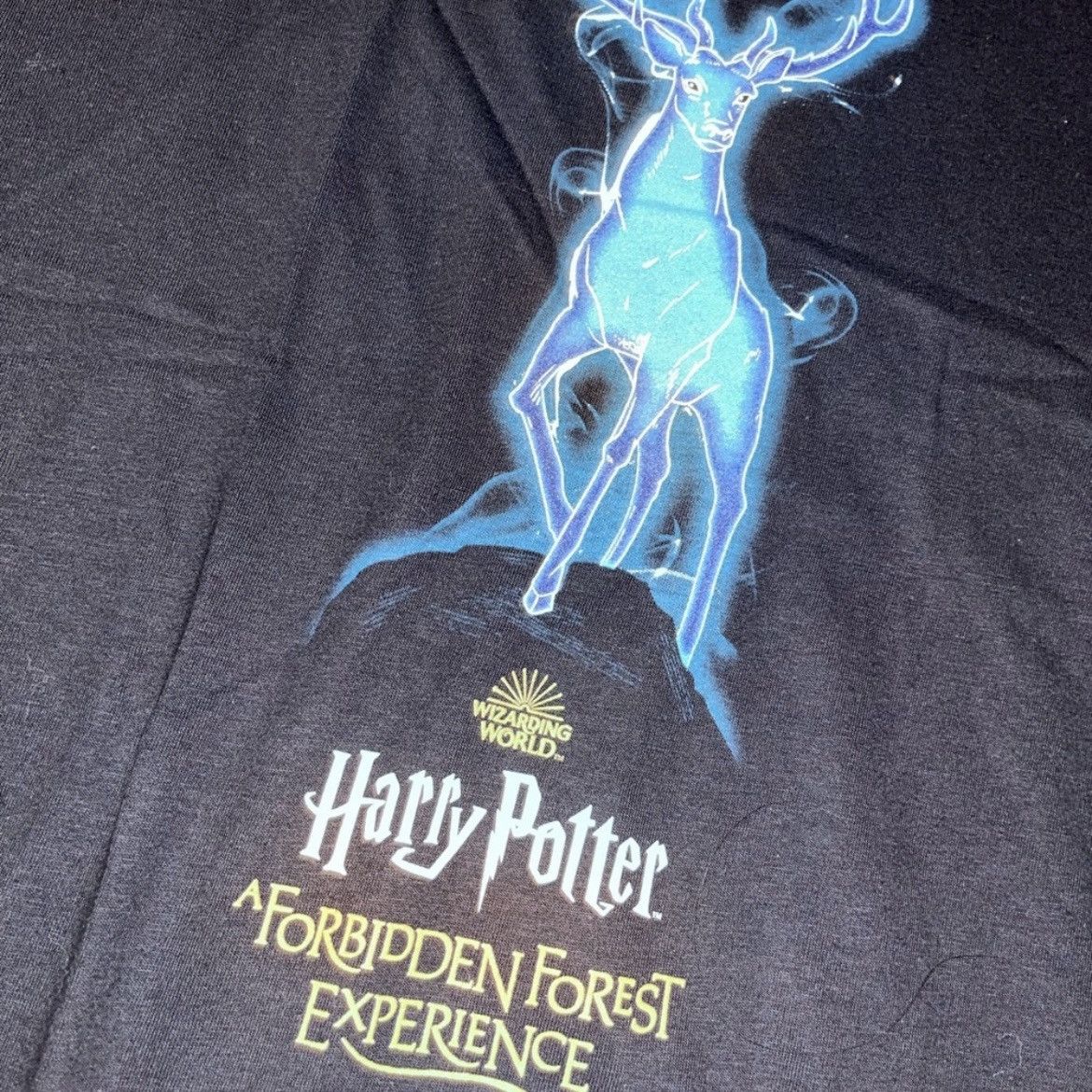 Warner Bros RARE Harry Potter Forbidden Forest Experience Stag Tee Size US L / EU 52-54 / 3 - 2 Thumbnail