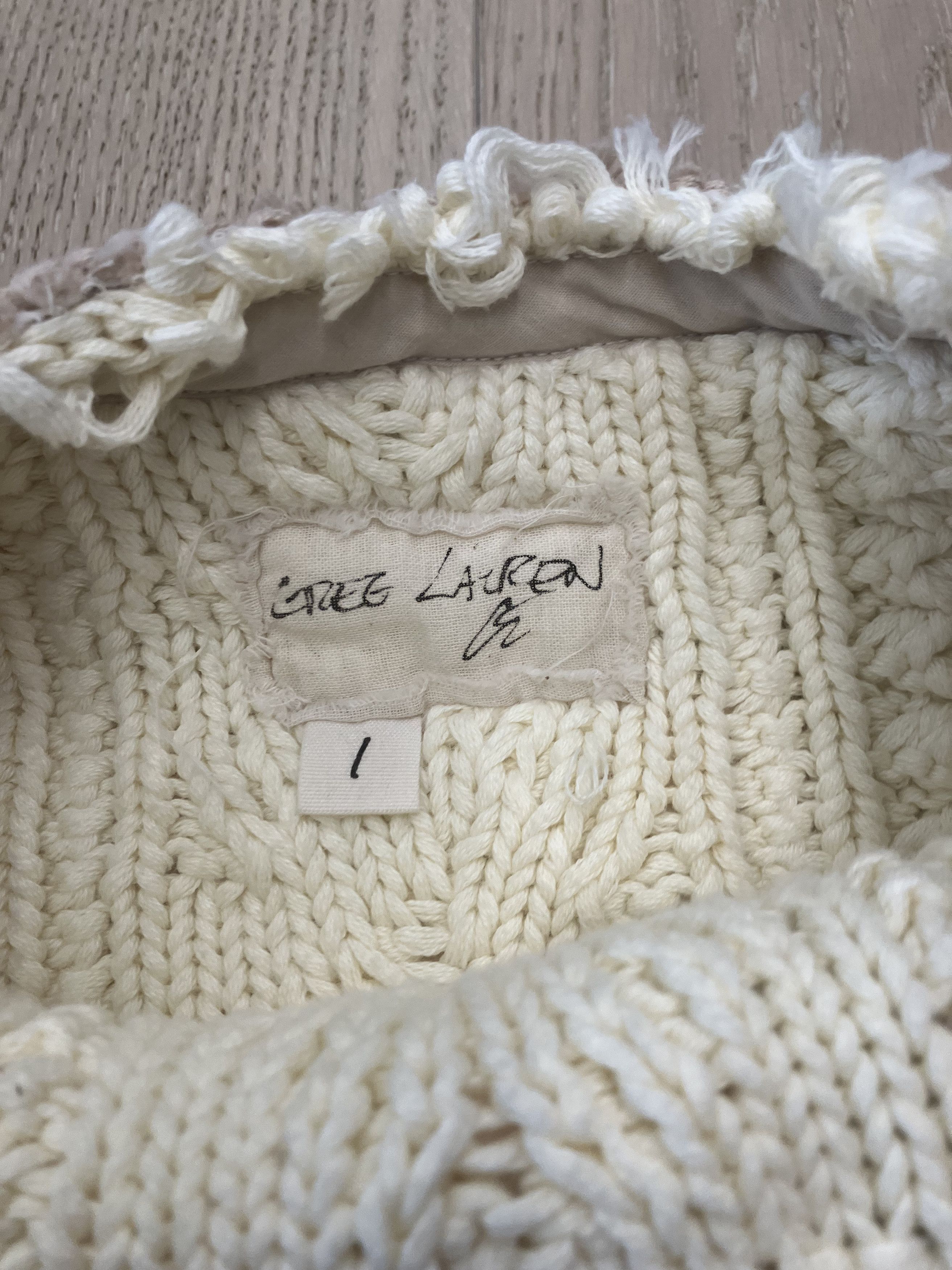 Greg Lauren $2000 NWT Greg Lauren Stitchwork Fair Isle Sweater Small Size US S / EU 44-46 / 1 - 11 Thumbnail