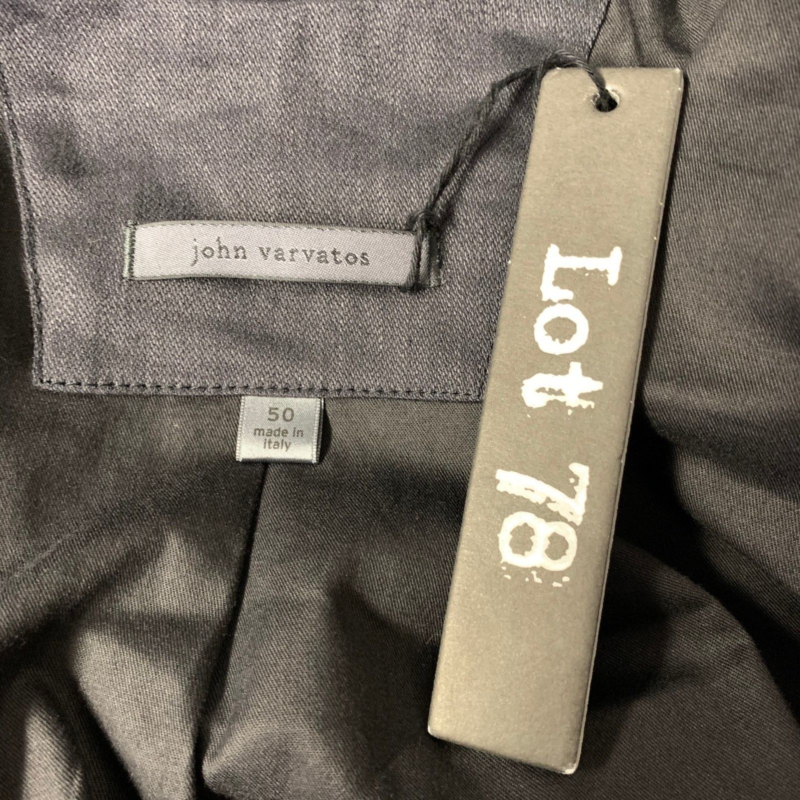 John Varvatos JOHN VARVATOS Size 40 Grey Linen Blend Sport Coat Size 40R - 7 Thumbnail