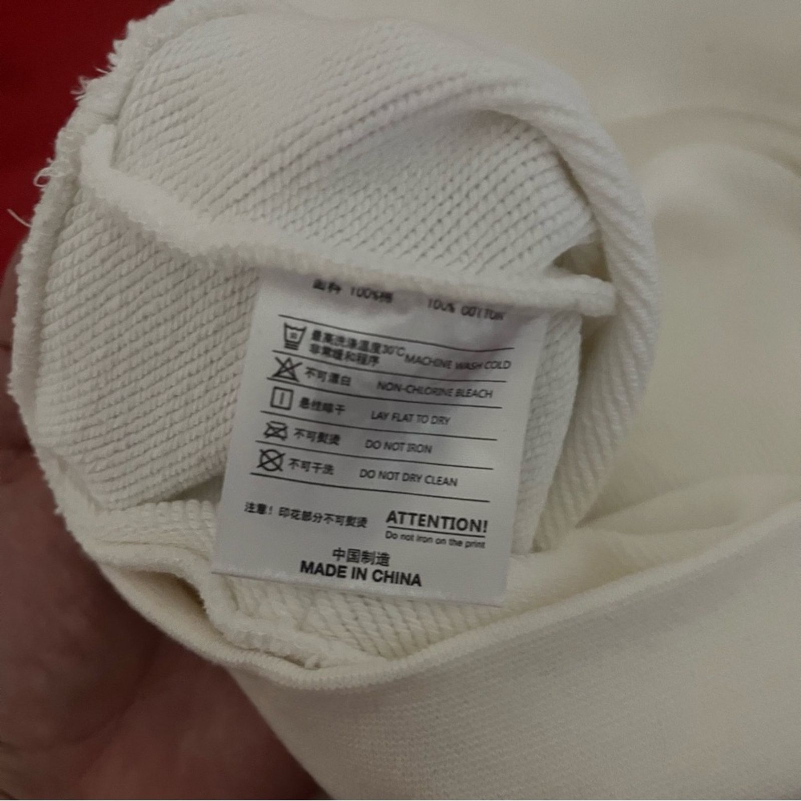 DISCOVERED Women's White Heavyweight Hoodie Butterfly DMCkal Fashion Size M / US 6-8 / IT 42-44 - 7 Thumbnail