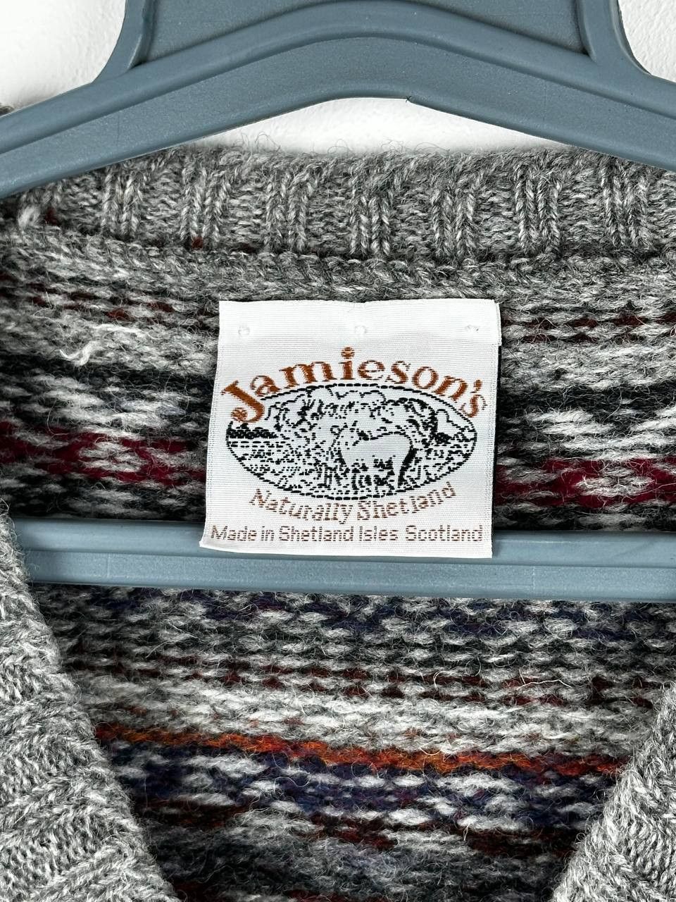 Jamiesons Of Shetland Jamiesons Fair Isle Wool Knitted Sweater Size US M / EU 48-50 / 2 - 5 Thumbnail