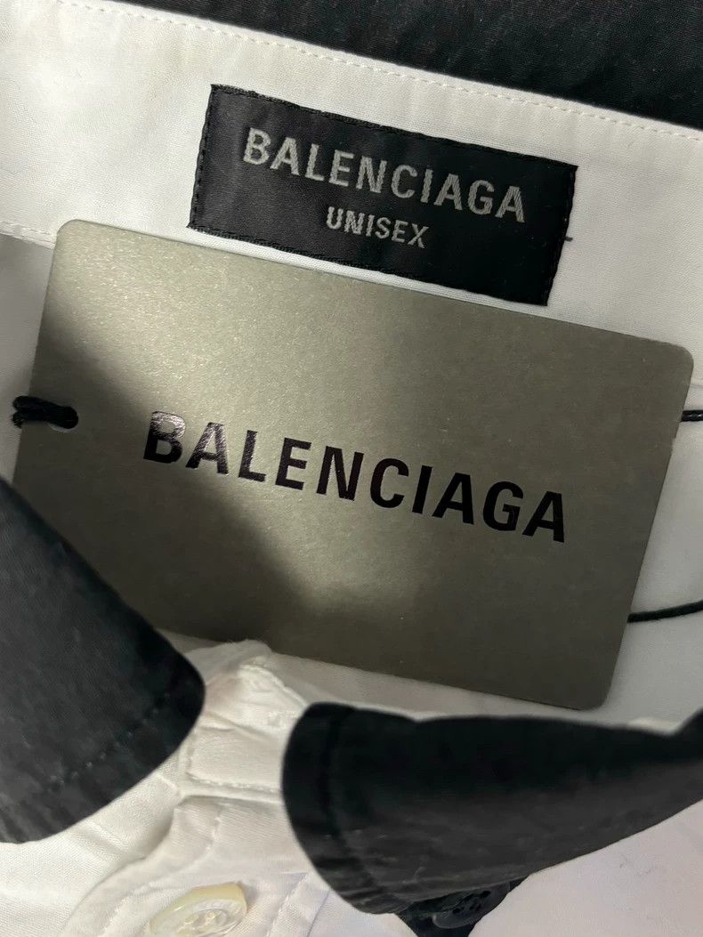 Balenciaga Balenciaga Black and white 3 B sports paneled long sleeve s Size US XS / EU 42 / 0 - 3 Thumbnail
