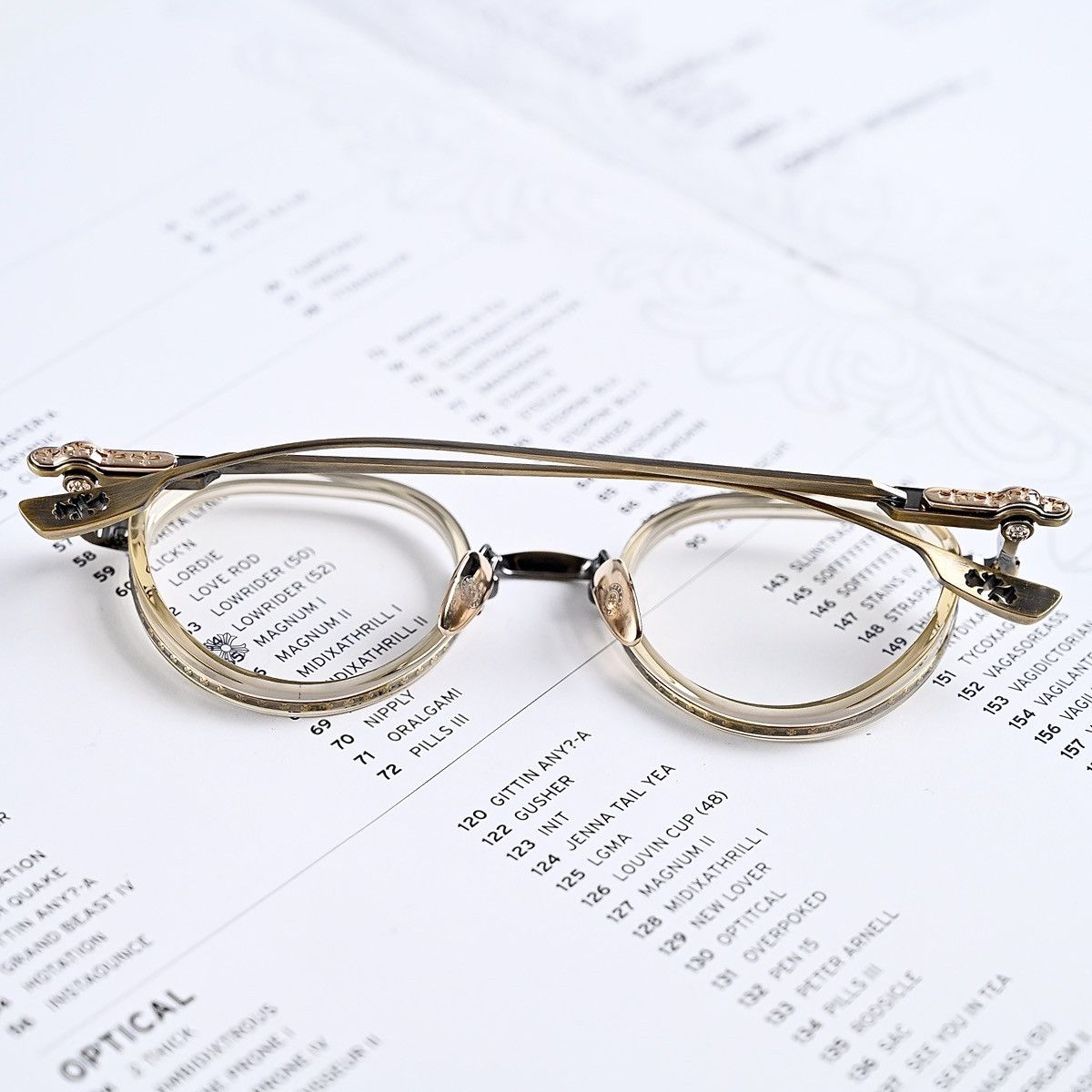 Chrome Hearts CHROME HEARTS SEX T-9 GLASSES Size ONE SIZE - 13 Thumbnail