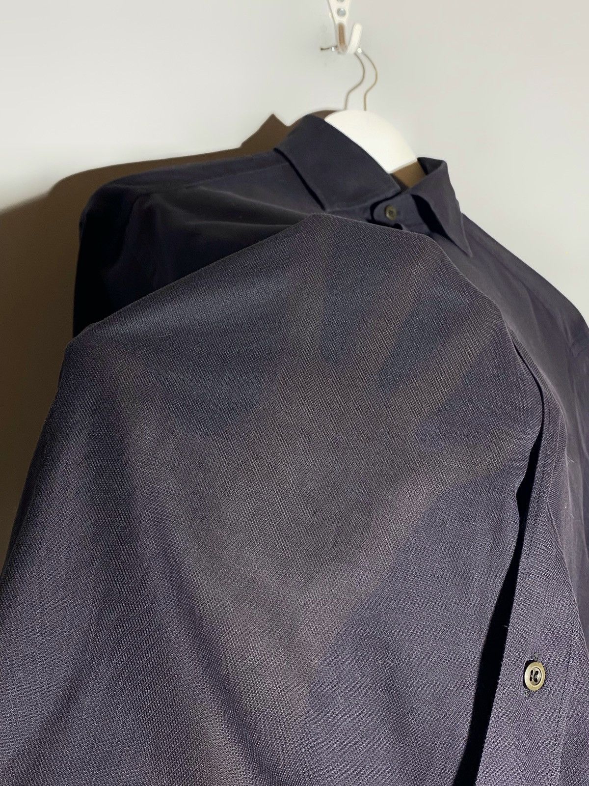 Prada Prada Slightly Transparent Dress Shirt Blue Size US M / EU 48-50 / 2 - 4 Thumbnail