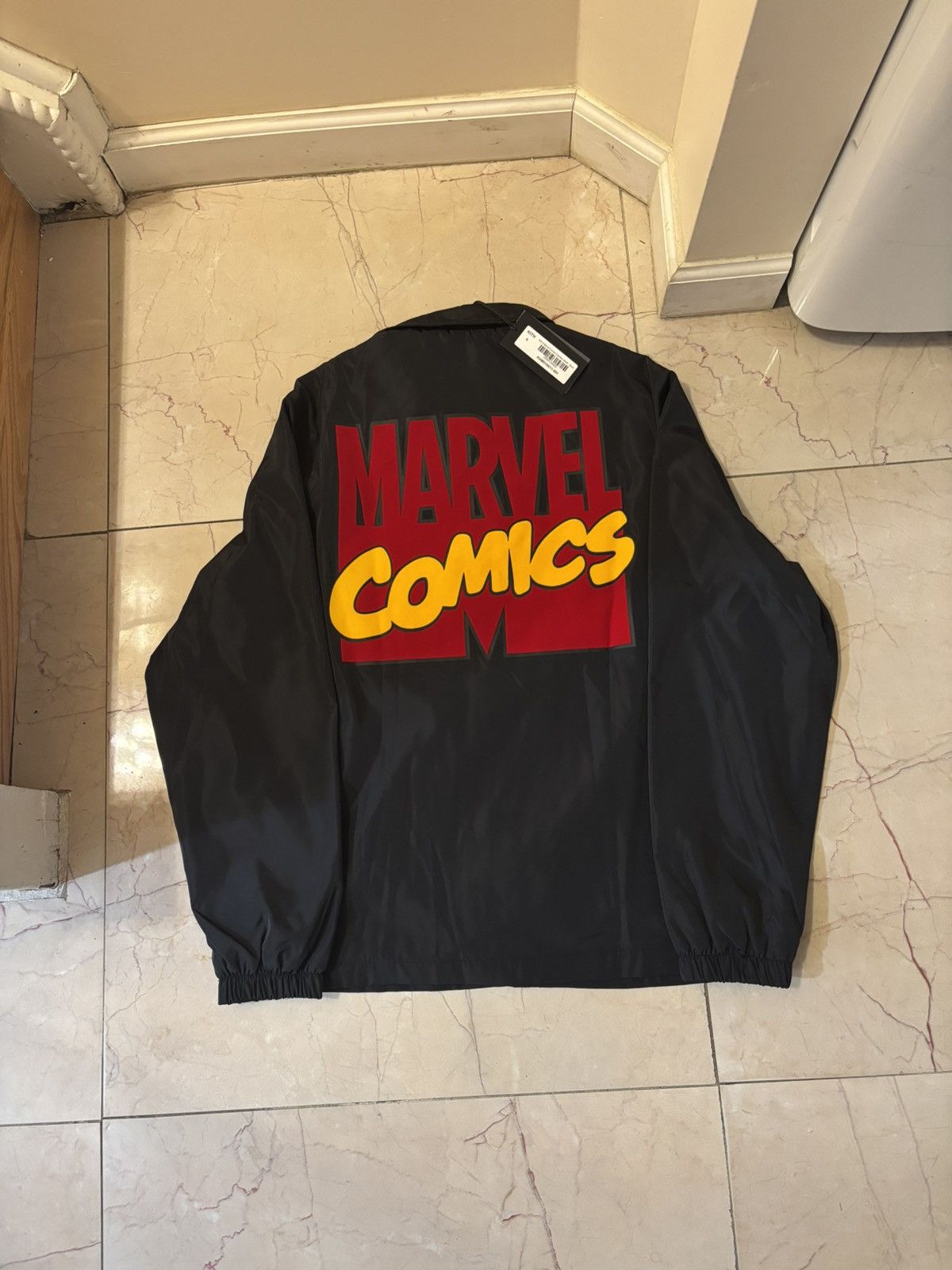Kith Marvel Kith Comics Coaches Jacket Black Size US S / EU 44-46 / 1 - 1 Thumbnail
