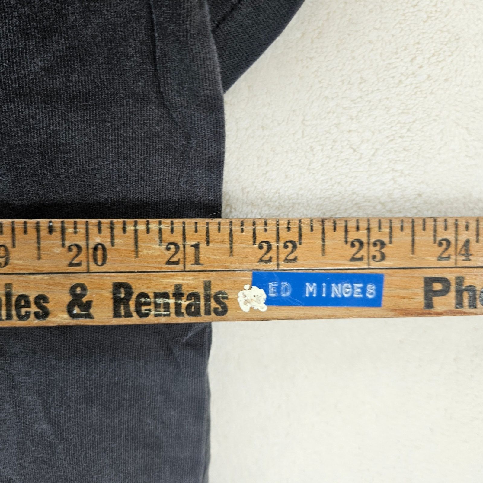 Converse CONVERSE MEN'S LARGE BLACK GARMENT DYE DISTRESS SS TSHIRT Size US L / EU 52-54 / 3 - 3 Thumbnail