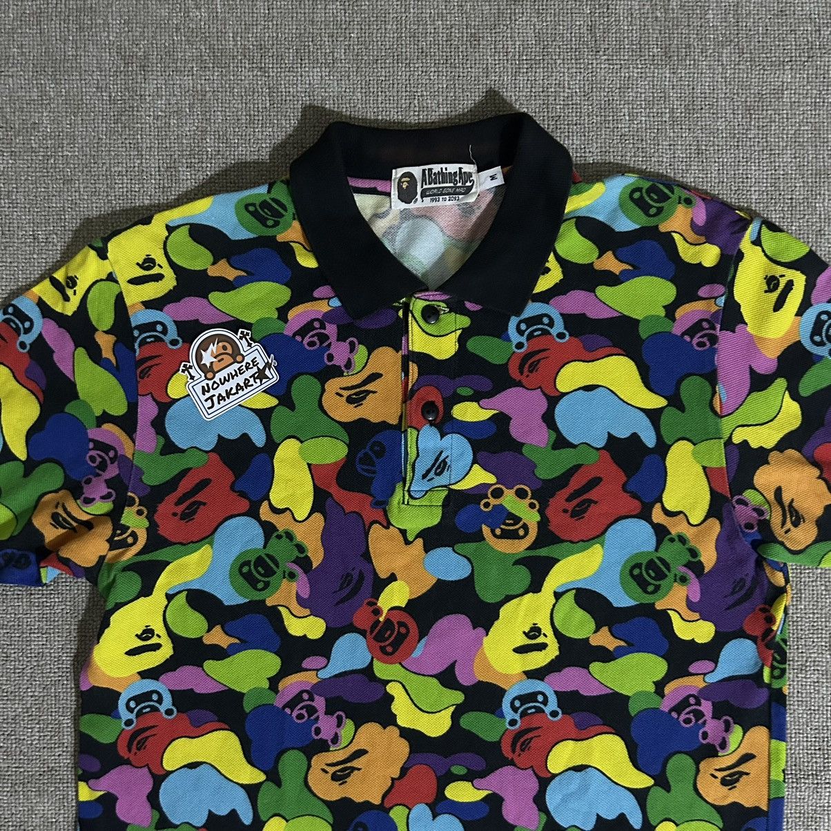 Bape Baby Milo Multicolor Polo Size US M / EU 48-50 / 2 - 2 Thumbnail