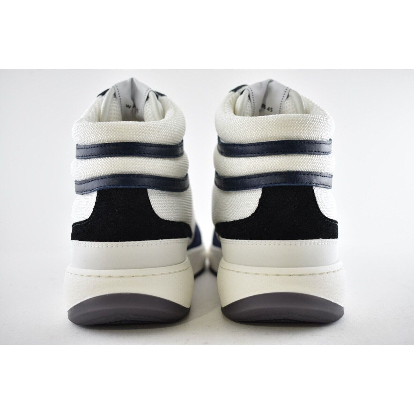 Chanel Chanel Blue CC Logo High Top Lace Up Trainer Sneaker 45 12 Size US 12 / EU 45 - 9 Thumbnail