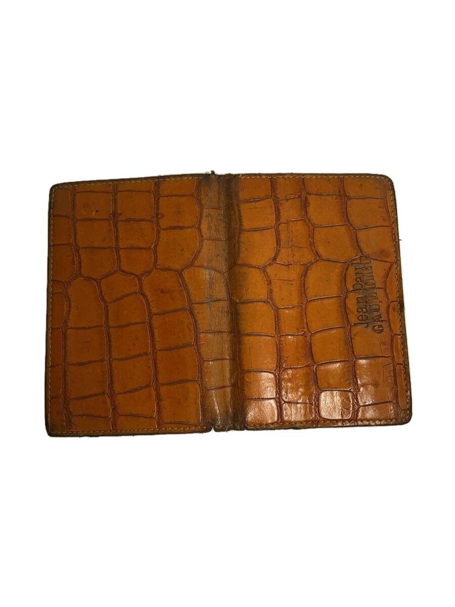 Jean Paul Gaultier Crocodile Embossed Leather Card Holder Wallet Size ONE SIZE - 3 Thumbnail