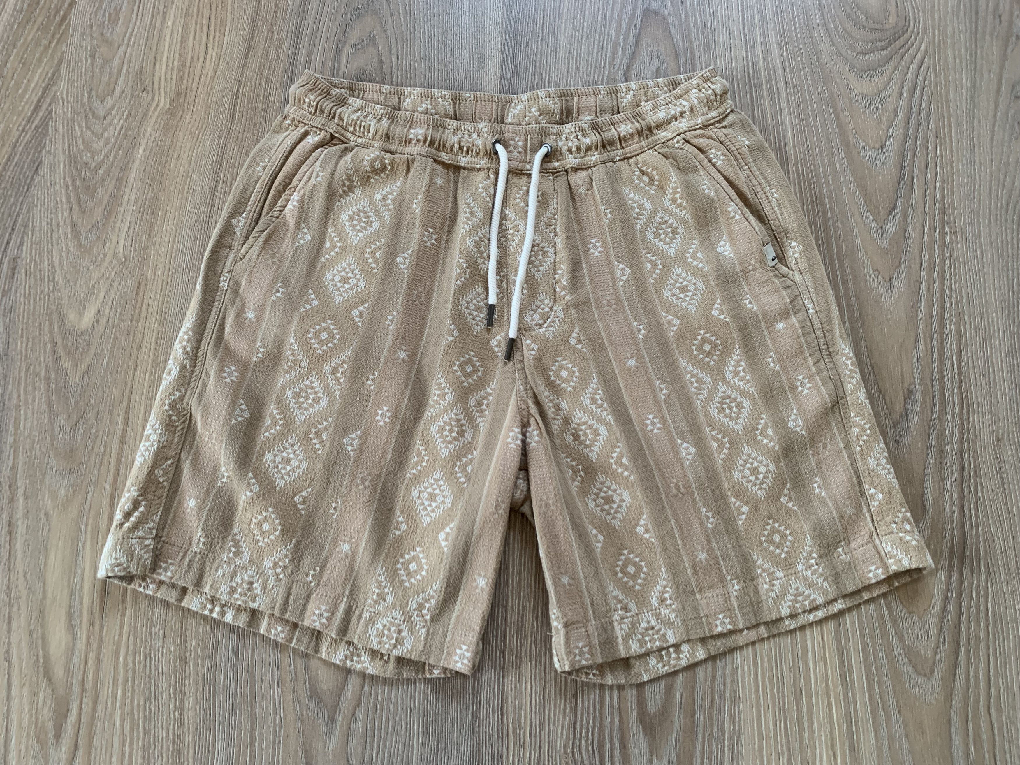 Quicksilver Quicksilver Taxer Jacquard Casual Cotton Shorts Size US 30 / EU 46 - 2 Thumbnail
