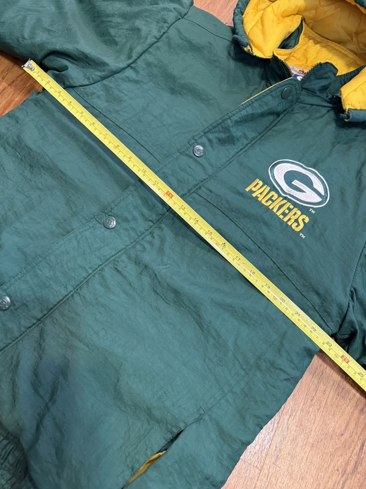 Starter Vintage 90’s Green Bay Packers Starter Jacket Puffer Quilted Size US L / EU 52-54 / 3 - 8 Thumbnail