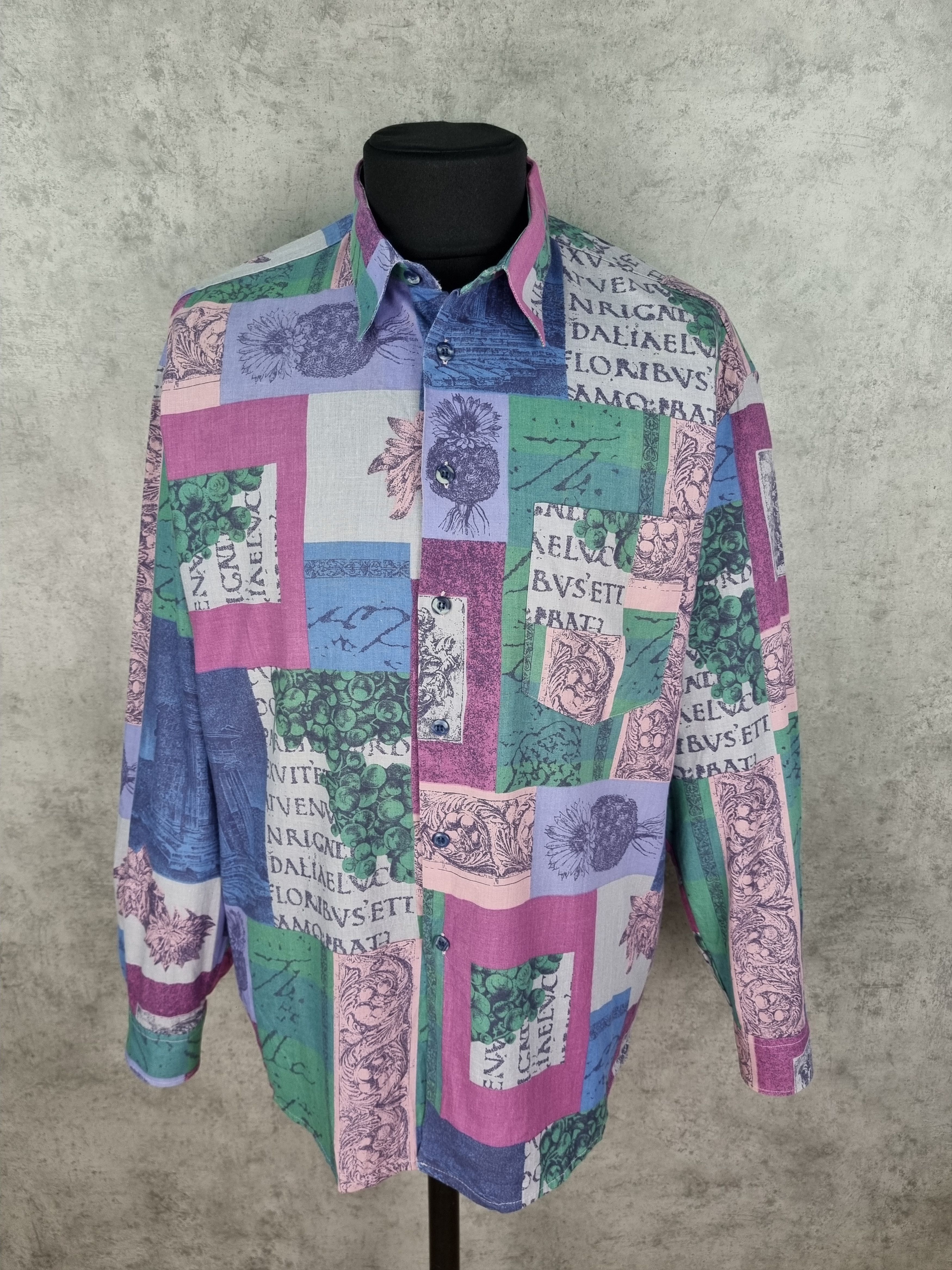 Vintage 90s Vintage Abstract Shirt Size US XL / EU 56 / 4 - 10 Thumbnail