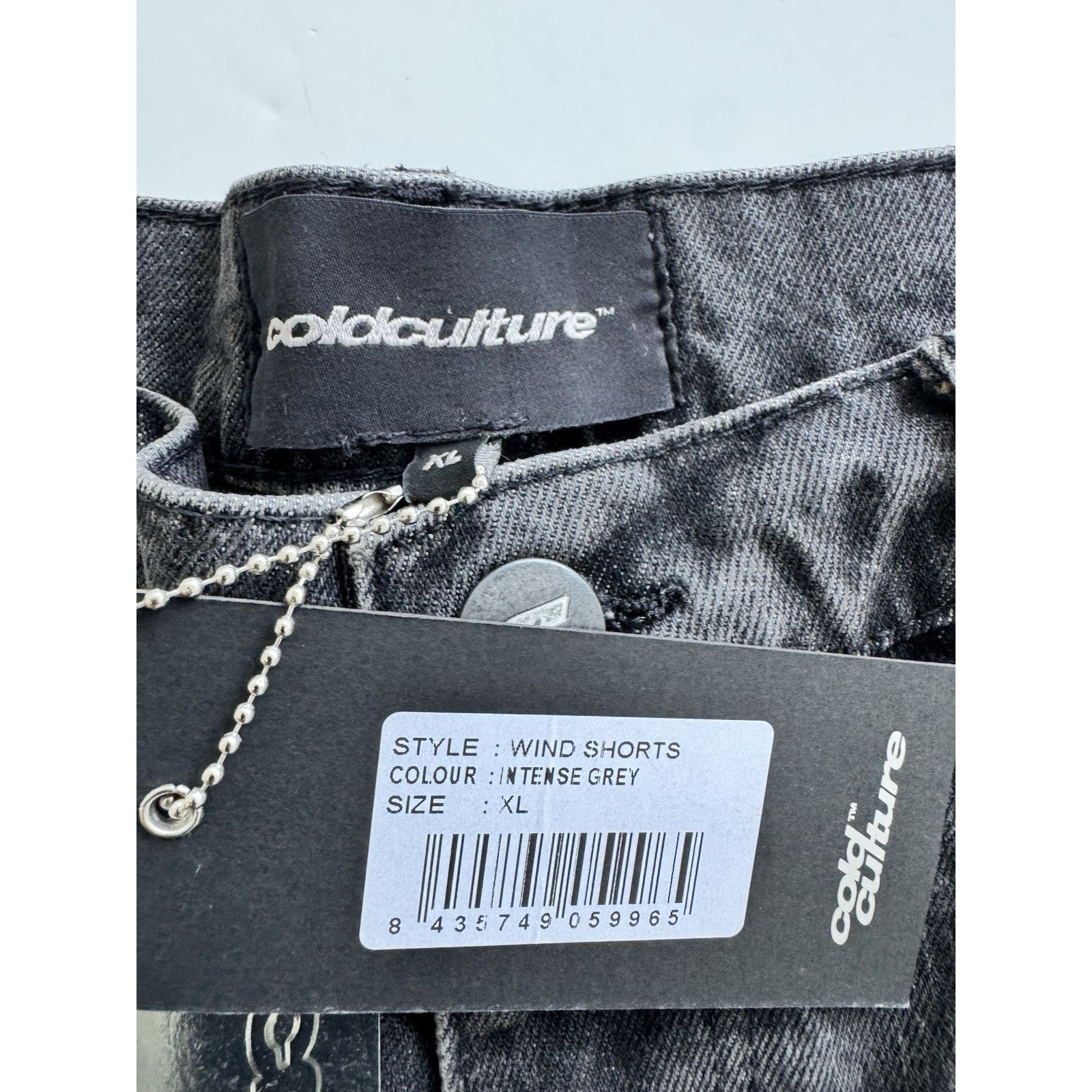 Other Cold Culture WIND SHORTS INTENSE GREY XL Size US 34 / EU 50 - 3 Thumbnail