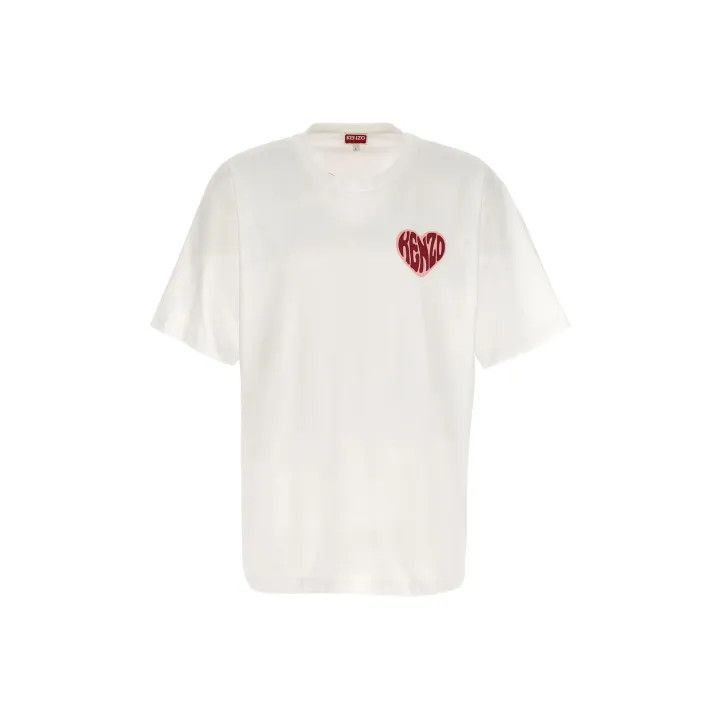 Kenzo Heart Graphic Short Sleeve T-Shirt -2507