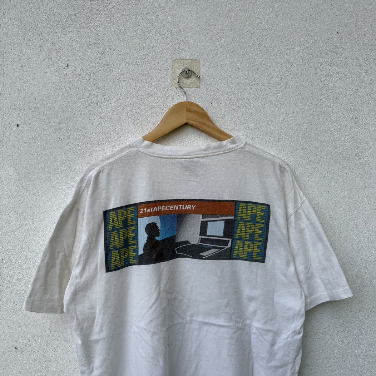 Bape Vintage Bape A Bathing Ape Oneita Tag Tee Shirt Size US L / EU 52-54 / 3 - 3 Thumbnail