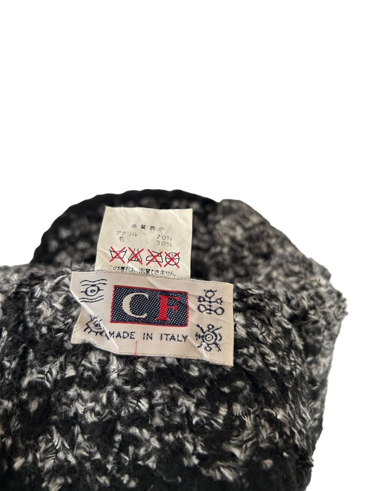 Japanese Brand Crochet Knitted CF Made in Italy Bucket Hats Size ONE SIZE - 4 Thumbnail