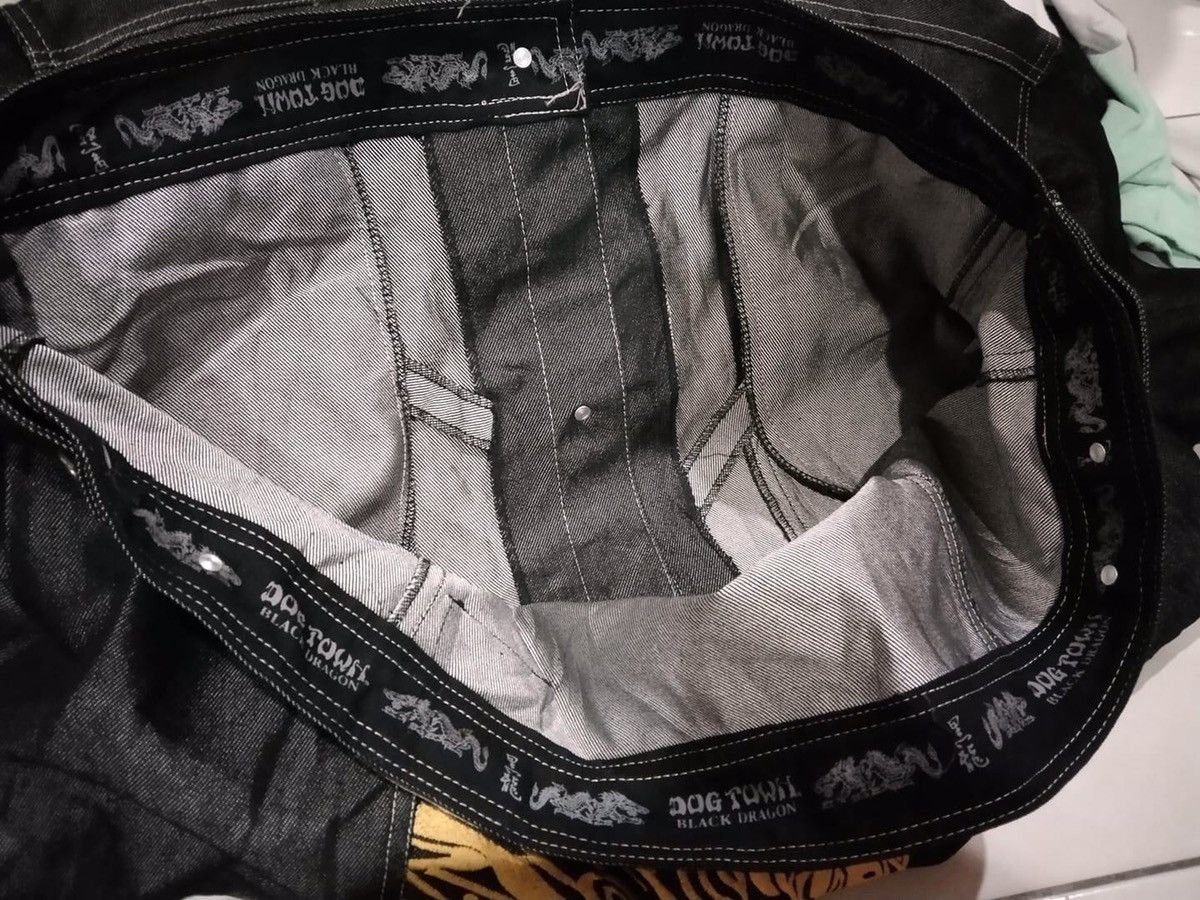 Dogtown 🔥🔥Vintage Dog Town Black Dragon Embroidery Oversized Denim Size US XL / EU 56 / 4 - 7 Thumbnail