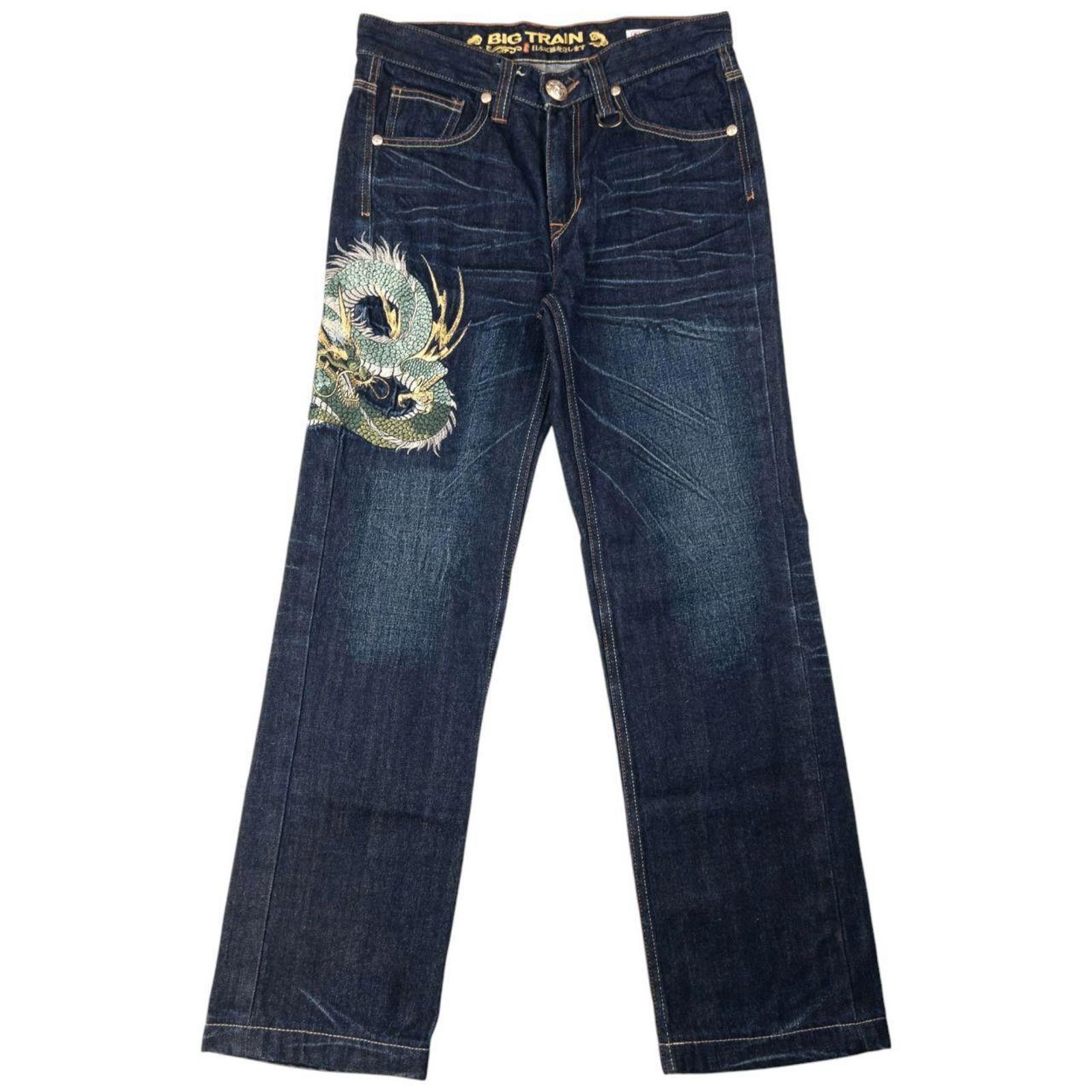 Other Vintage Big Train Dragon Japanese Denim Jeans Size W30 Size US 30 / EU 46 - 2 Thumbnail
