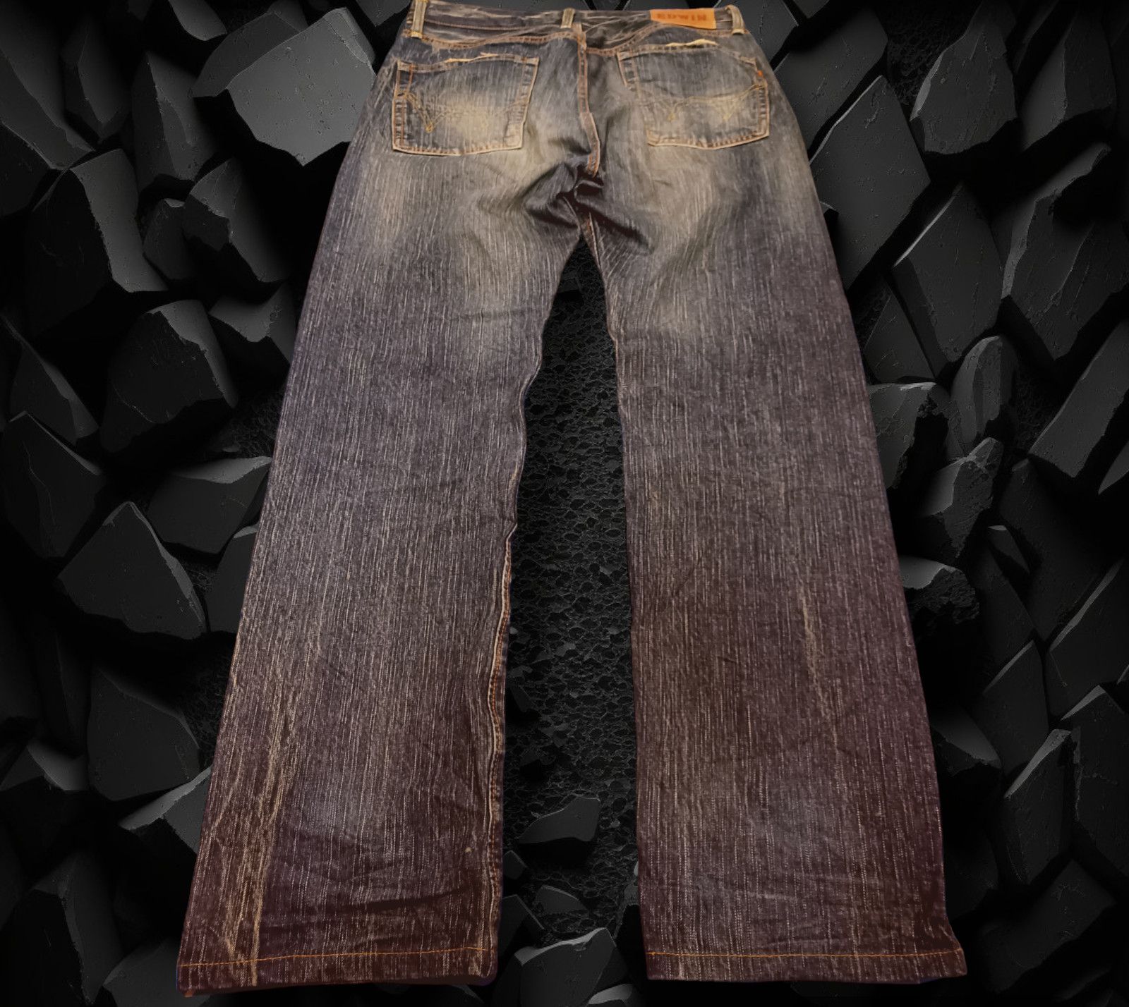 Edwin EDWIN 505zx selvedge Orentab and nice design. Size US 33 - 2 Thumbnail
