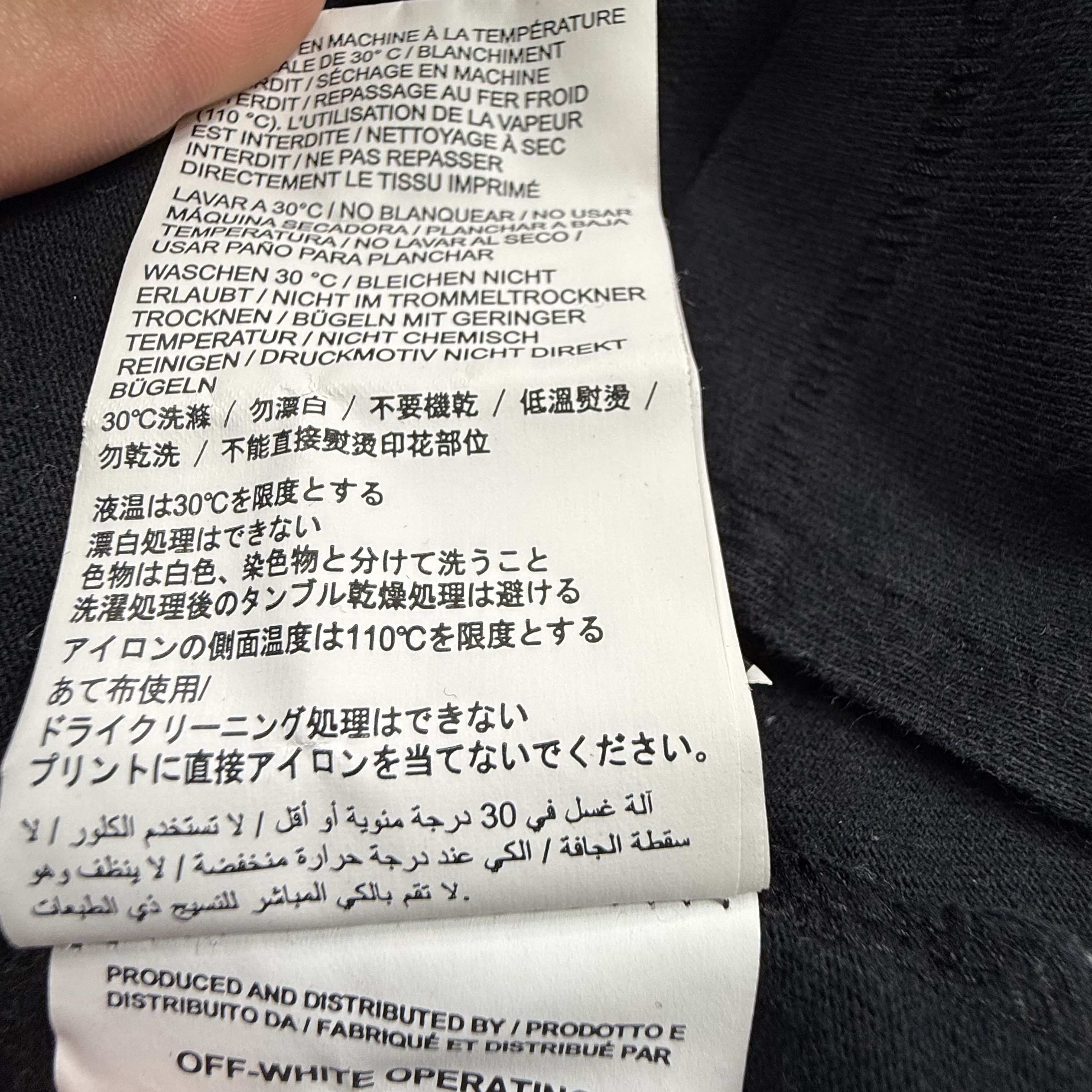 Off-White Off-White Virgil Abloh Fire Hands Diagonal Flame T-Shirt Size US XL / EU 56 / 4 - 7 Thumbnail