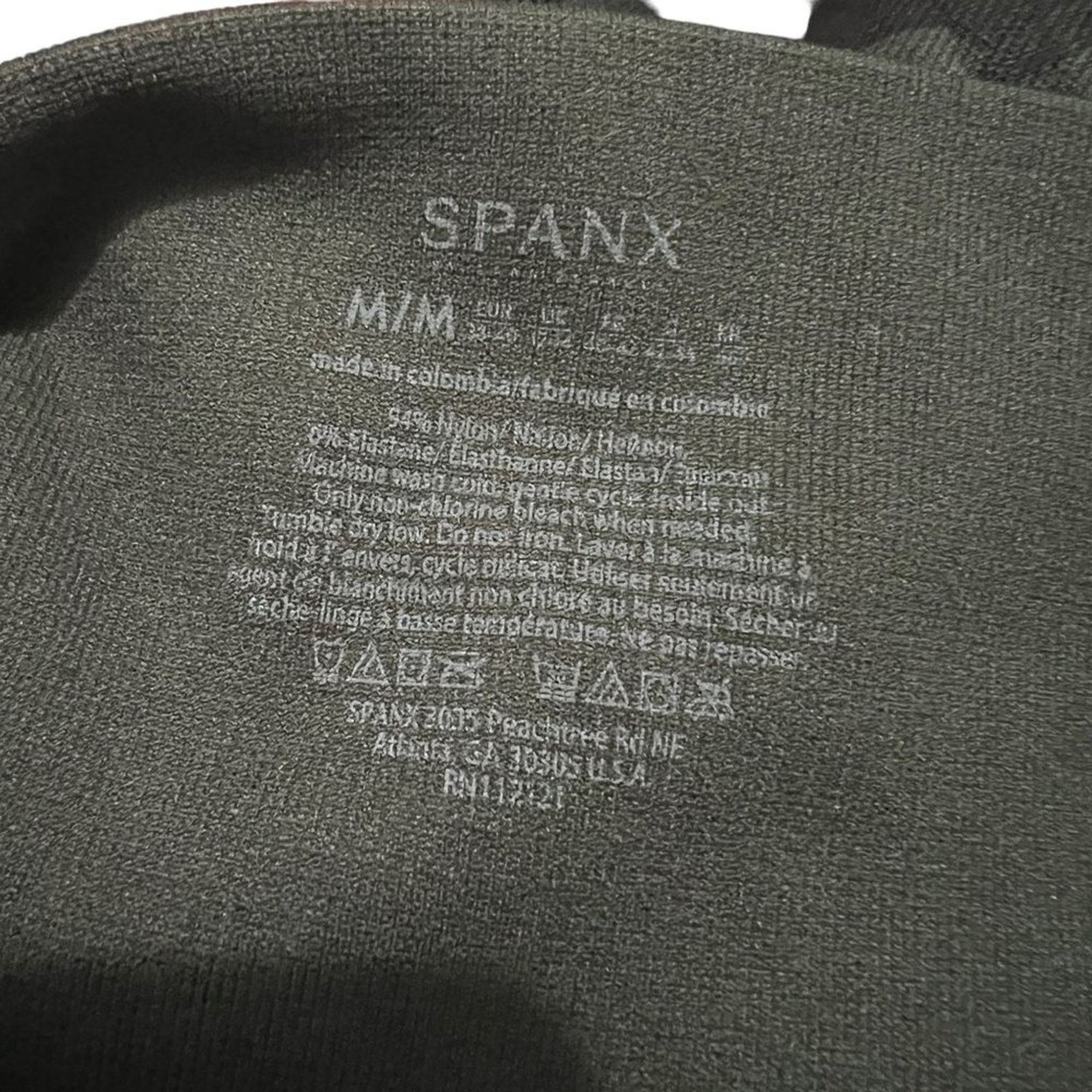 Spanx SPANX Green Camo Look at Me Now Seamless Cropped Leggings M Size 24" / US 00 / IT 34 - 2 Thumbnail