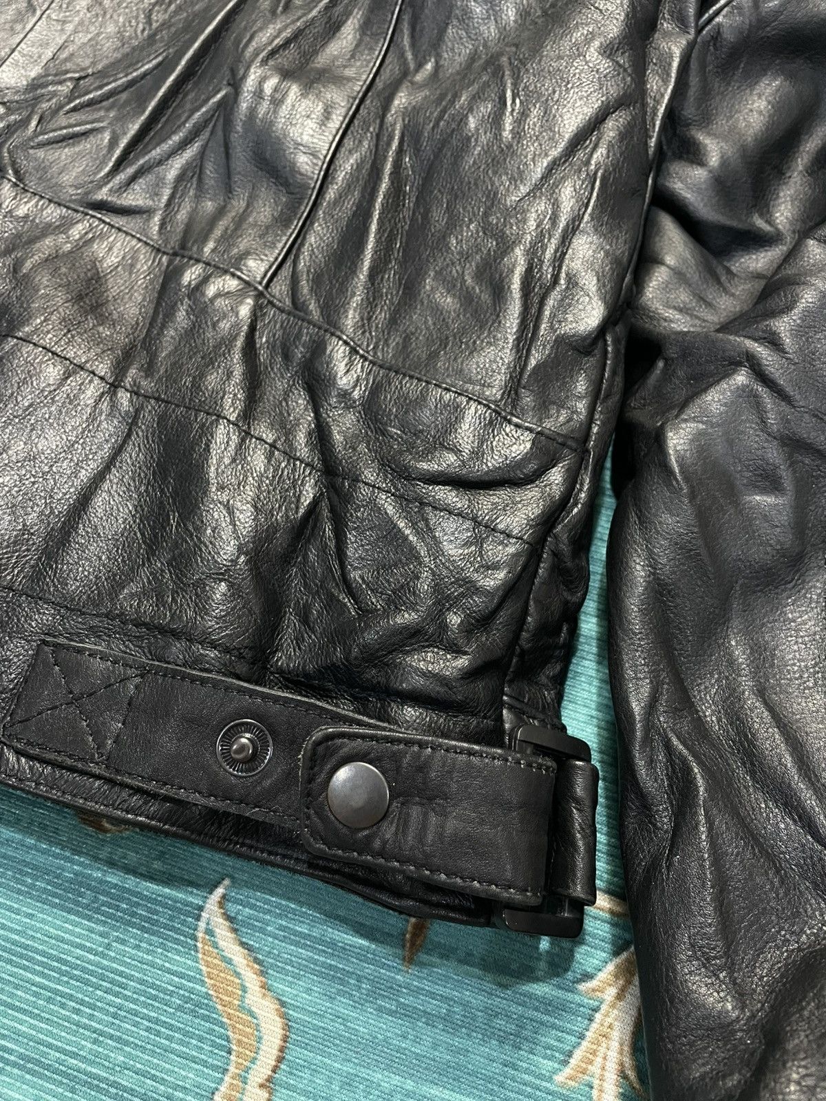 Ducati Vintage Ducati Meccanica Bologna Leather Motorcycle Jacket Size US L / EU 52-54 / 3 - 7 Thumbnail