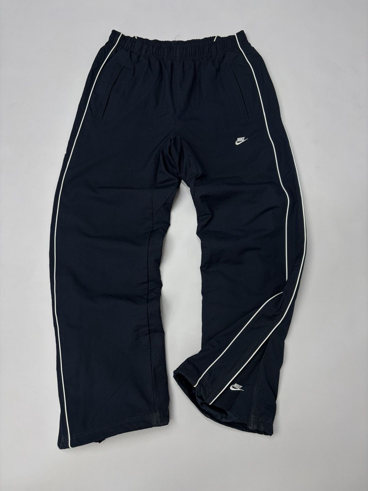 Nike Nike Drill Vintage Track Pants Wide Leg Y2K Logo Swoosh Size US 32 / EU 48 - 2 Thumbnail
