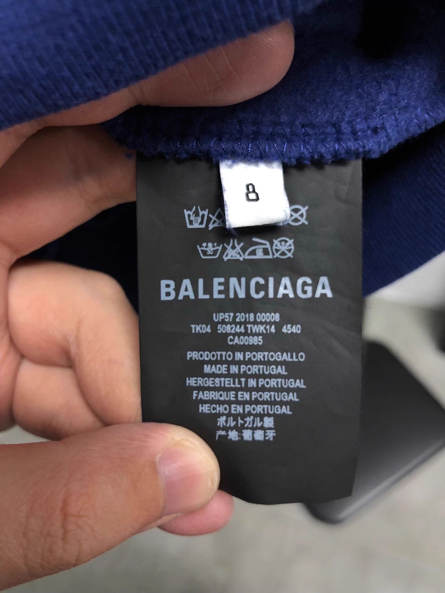 Balenciaga Balenciaga oversized cotton hoodie women's blue size 8 99 Size M / US 6-8 / IT 42-44 - 5 Thumbnail
