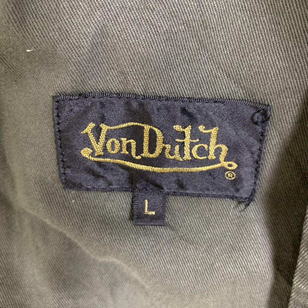 Designer × Vintage × Von Dutch Von Dutch Distressed Jacket Size L / US 10 / IT 46 - 16 Thumbnail