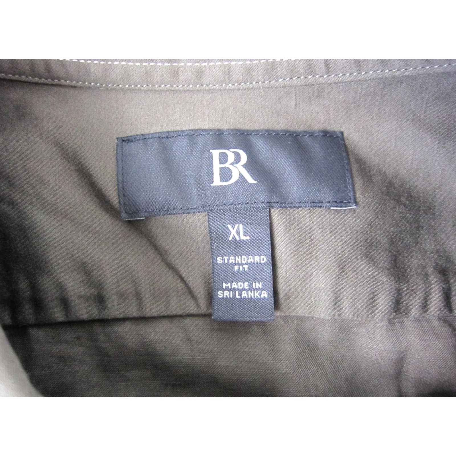Banana Republic Banana Republic Shirt Mens XL Green Linen Cotton Button-Up Long Sleeve Collared Jersey? Size US XL / EU 56 / 4 - 3 Thumbnail