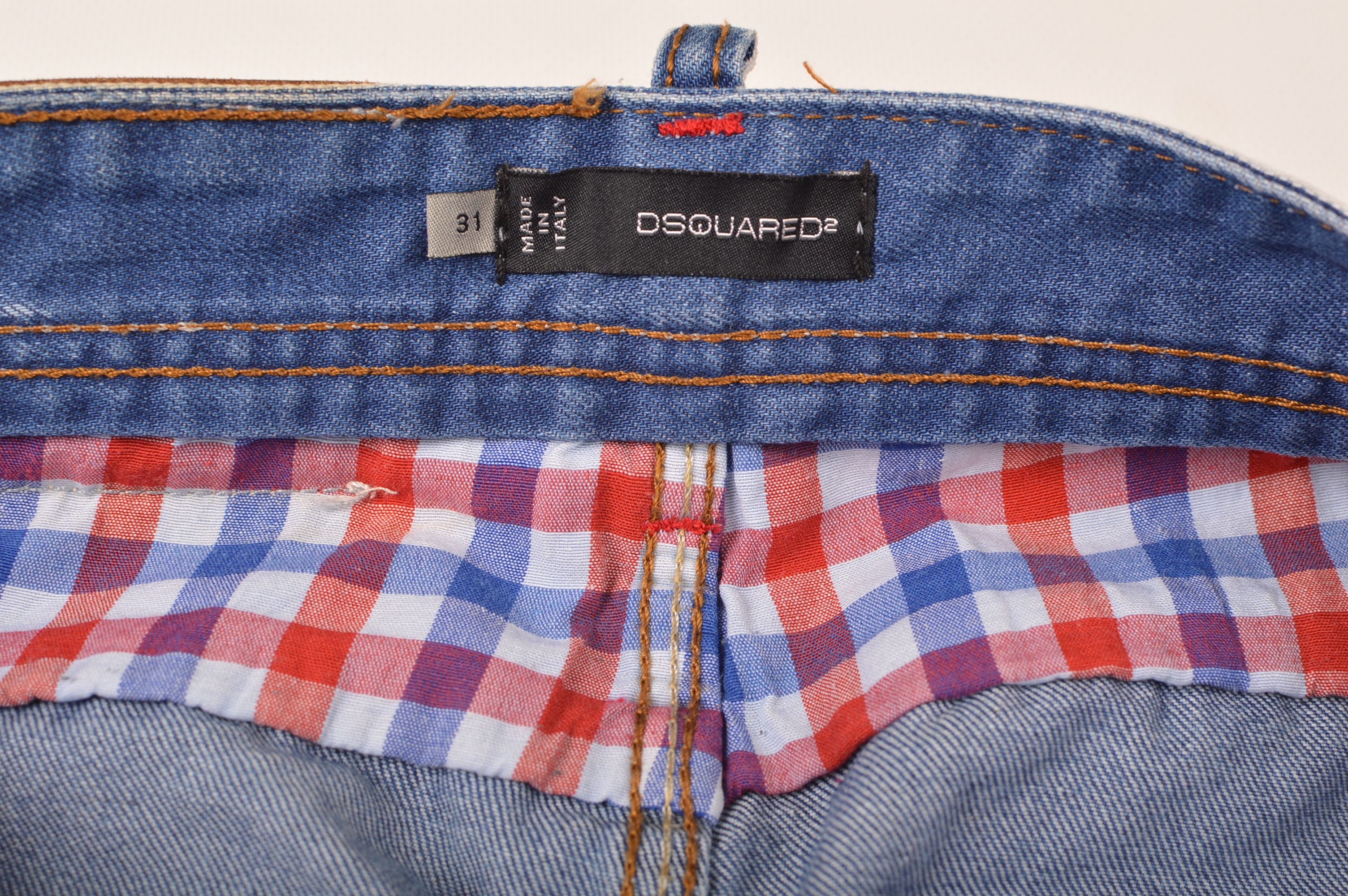 Dsquared2 Dsquared2 74 LA263 Vintage Straight Leg Denim Jeans Size US 31 - 6 Thumbnail