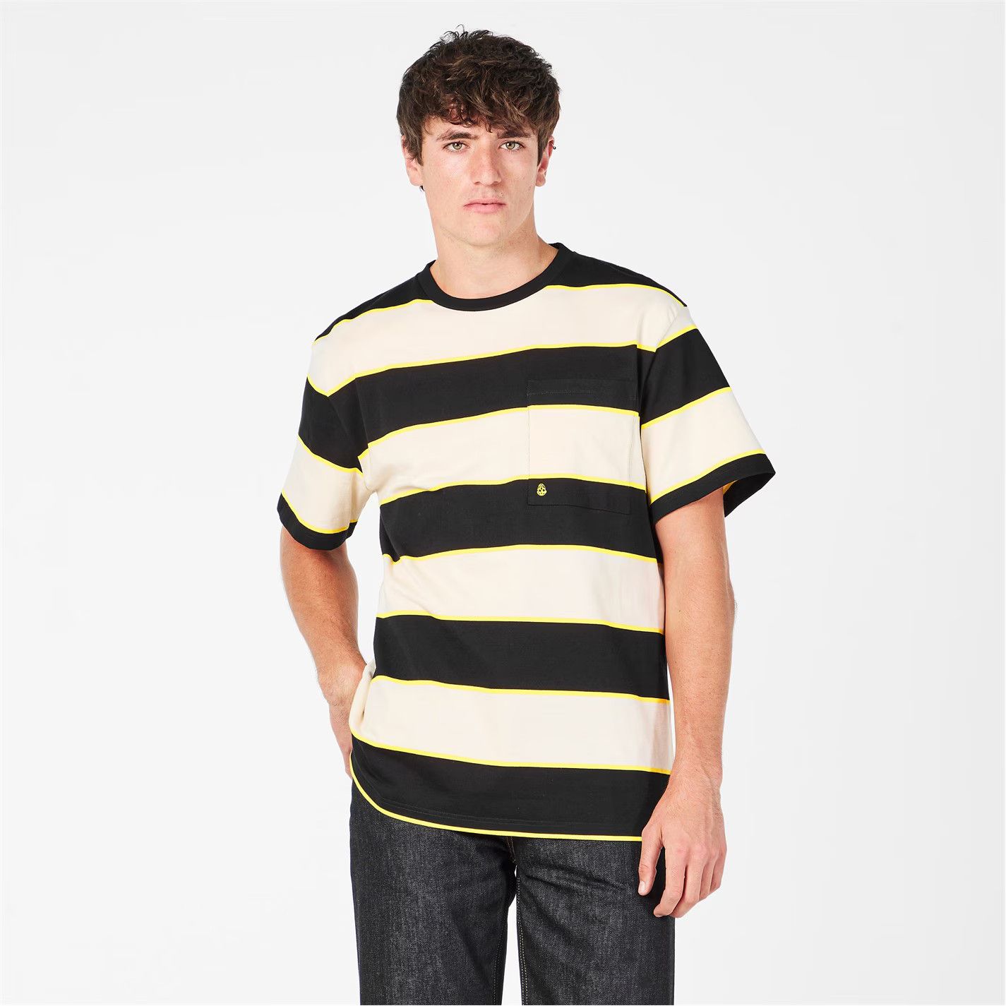 Alexander McQueen o1g2r1mq0326 T-Shirt in Black/Cream Size US S / EU 44-46 / 1 - 3 Thumbnail