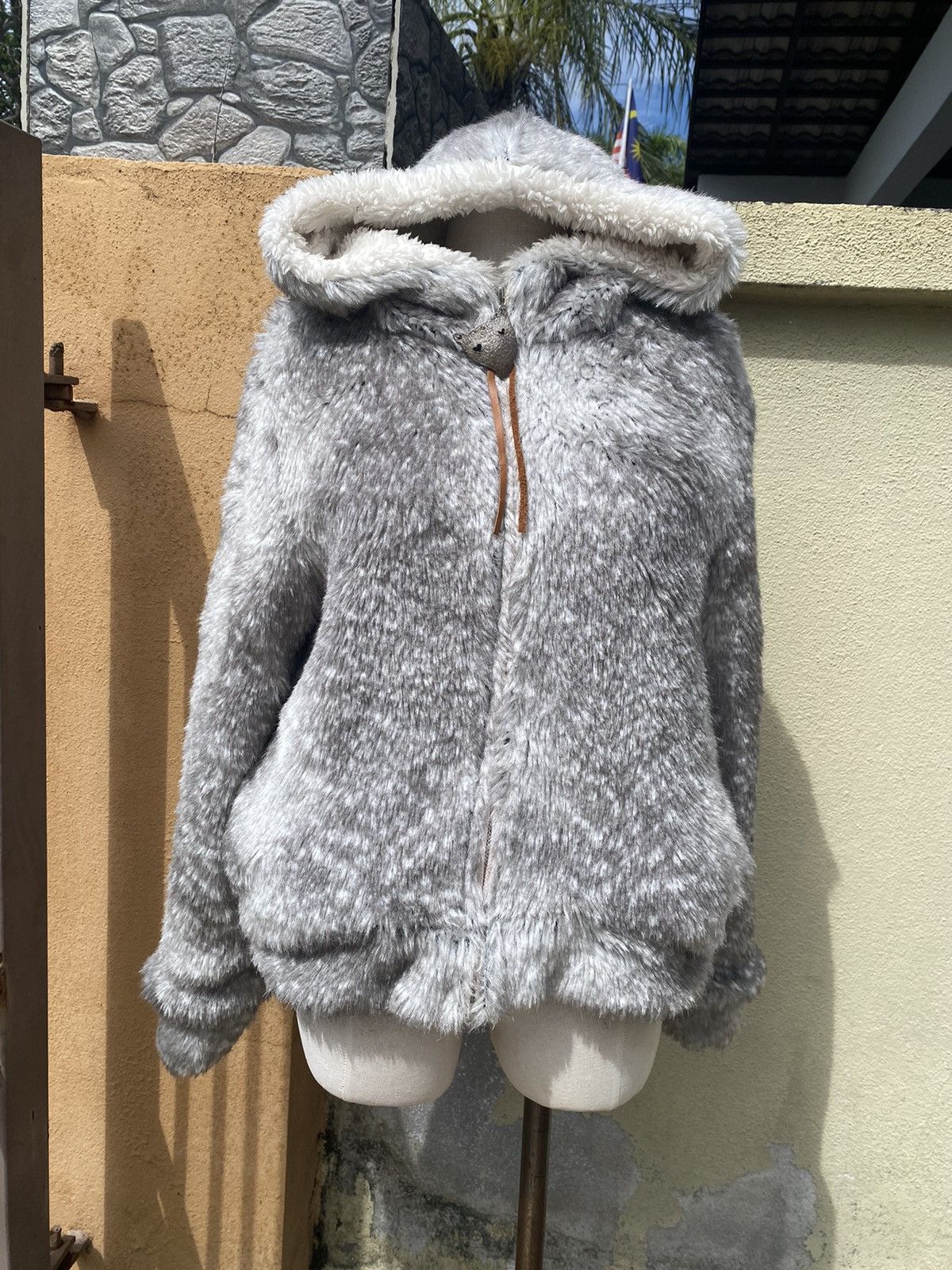 Issey Miyake Aw06 tsumori chisato bambi angora fur zip up coat hoodie Size M / US 6-8 / IT 42-44 - 8 Thumbnail