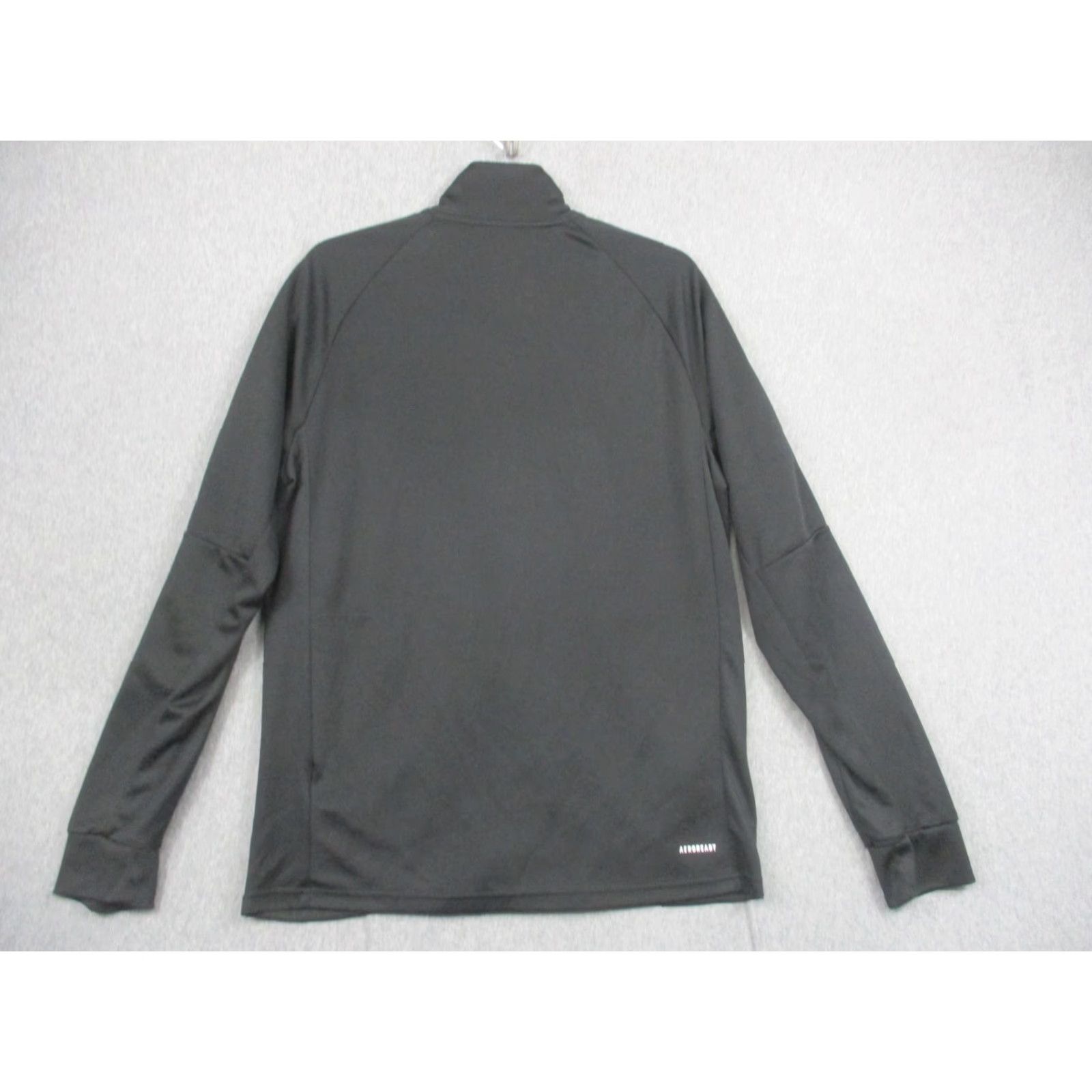 Adidas Adidas Jacket Mens Large Black Primegreen Aeroready Full Zip Three Stripe GT8803 Size US L / EU 52-54 / 3 - 7 Thumbnail