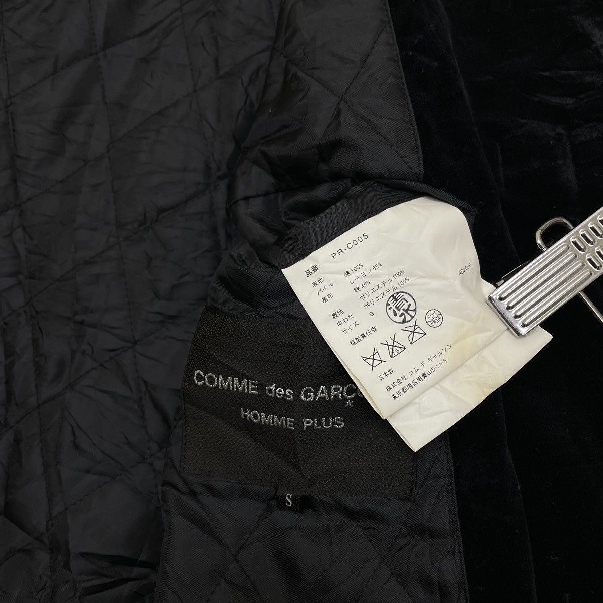 Comme des Garcons 🔥Vintage Comme Des Garçons Homme Velvet Duffle Jacket Size US S / EU 44-46 / 1 - 7 Thumbnail